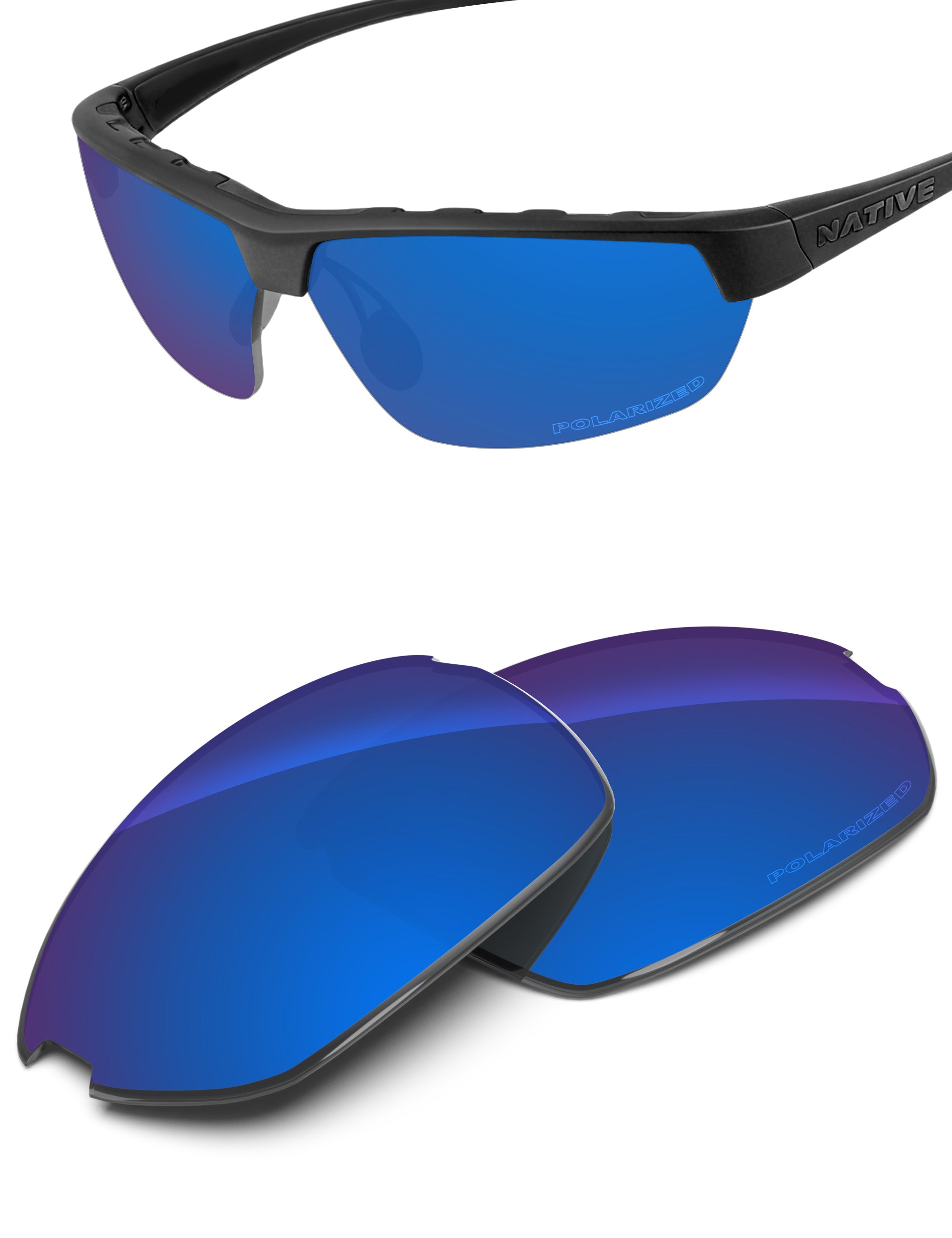 Sapphire Blue FlashMirror™-Polarized
