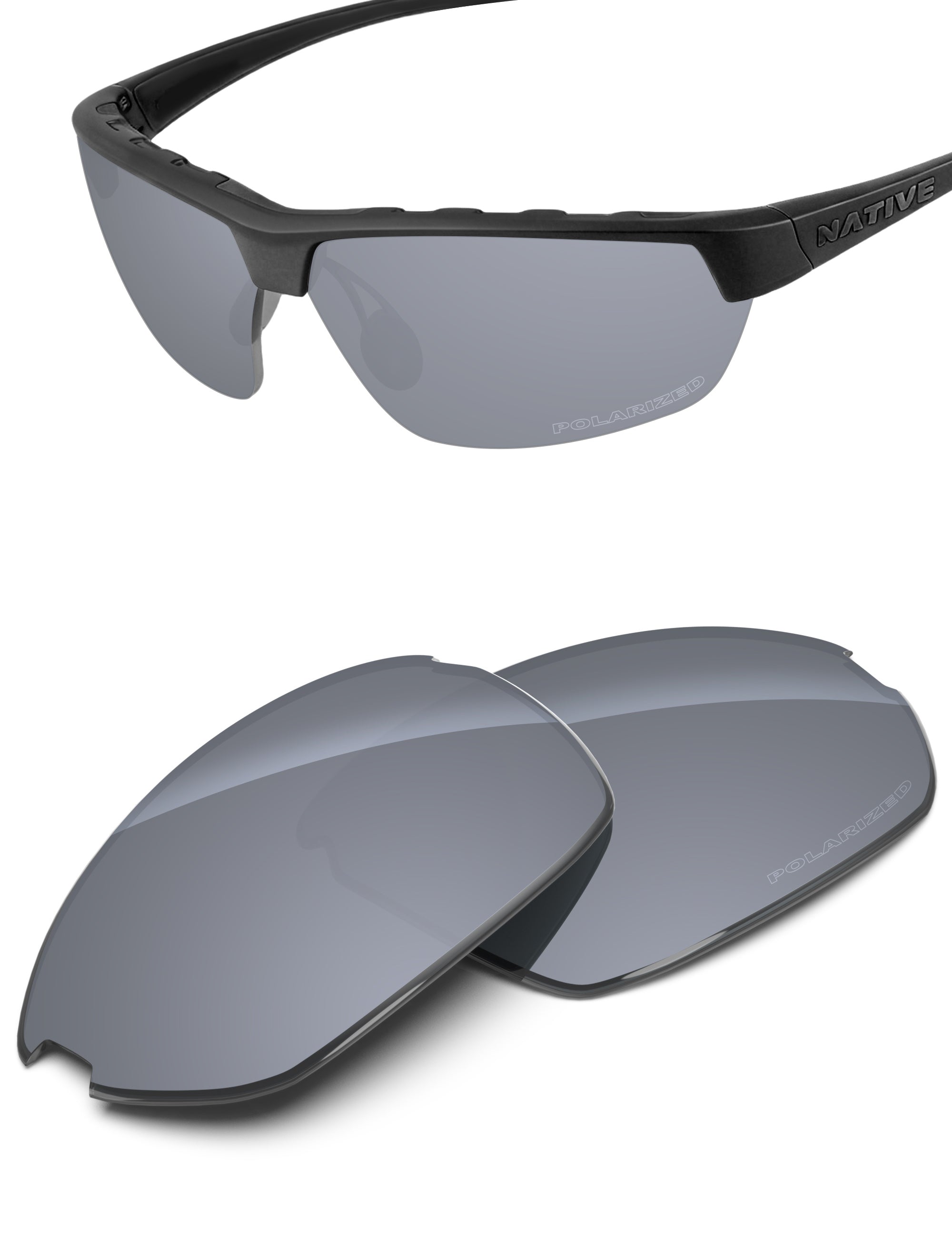 Silver Metallic FlashMirror™-Polarized