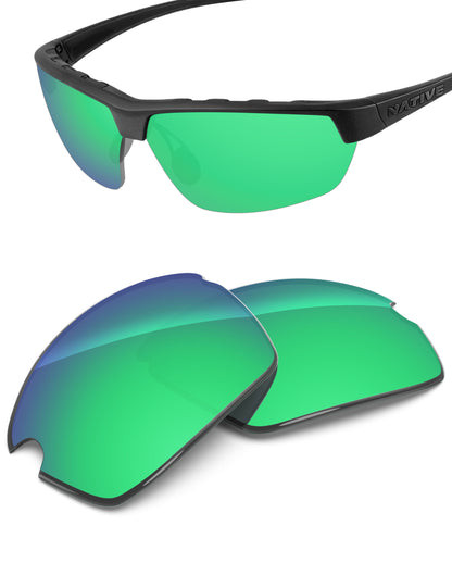 Emerald Green FlashMirror™-Non-Polarized