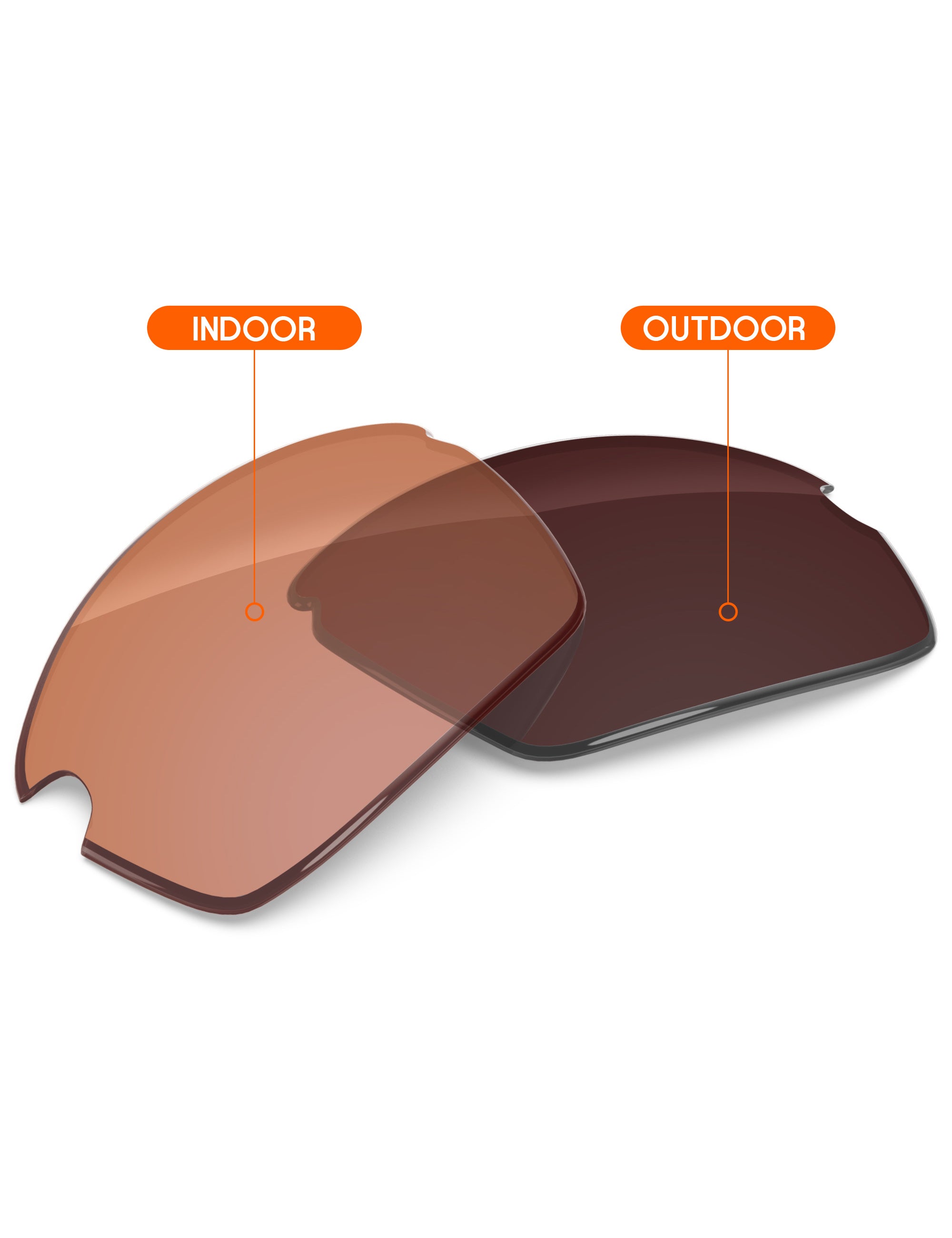 Orange Tint Photochromic-Non-Polarized