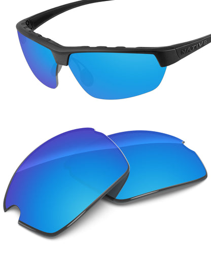 Sky Blue FlashMirror™-Non-Polarized