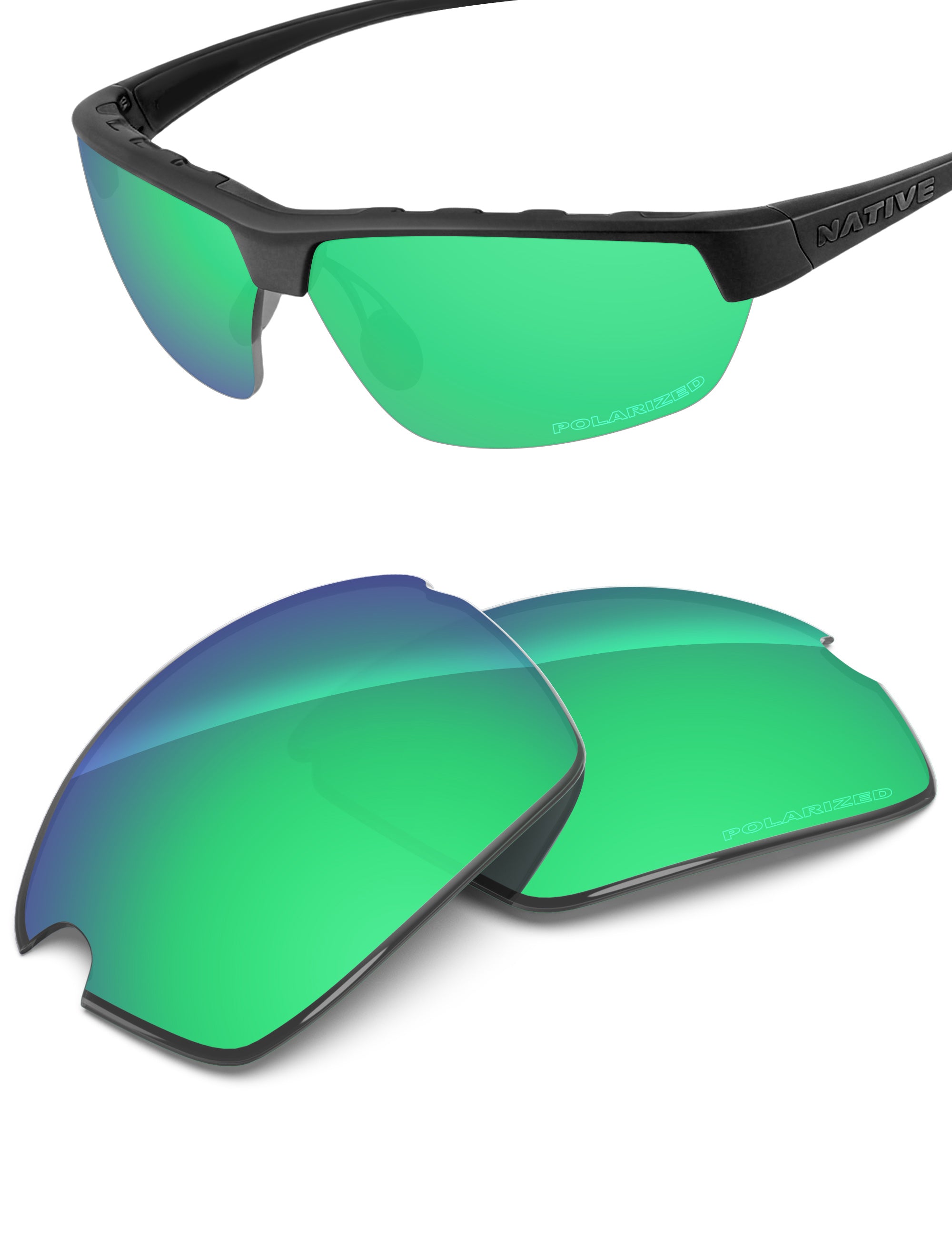 Emerald Green FlashMirror™-Polarized
