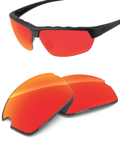 Fire Red FlashMirror™-Polarized