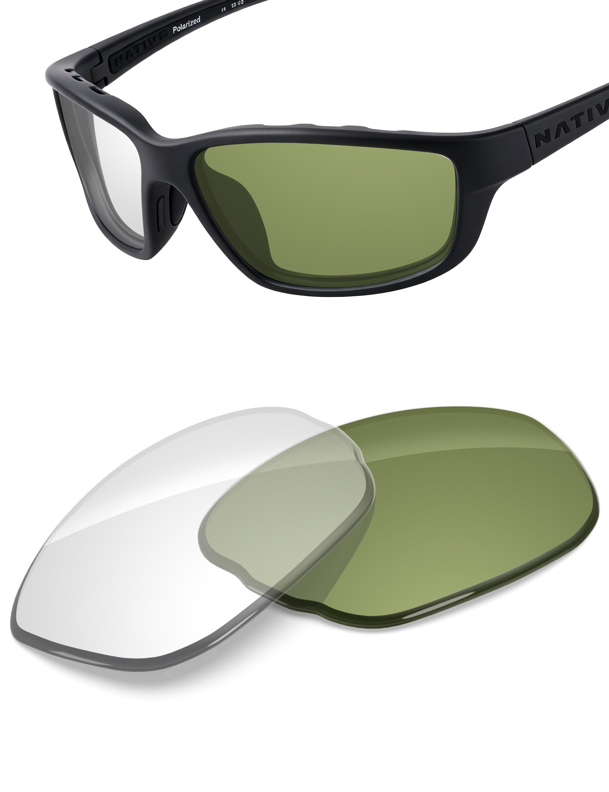 Adapt Green Photochromic-Non-Polarized