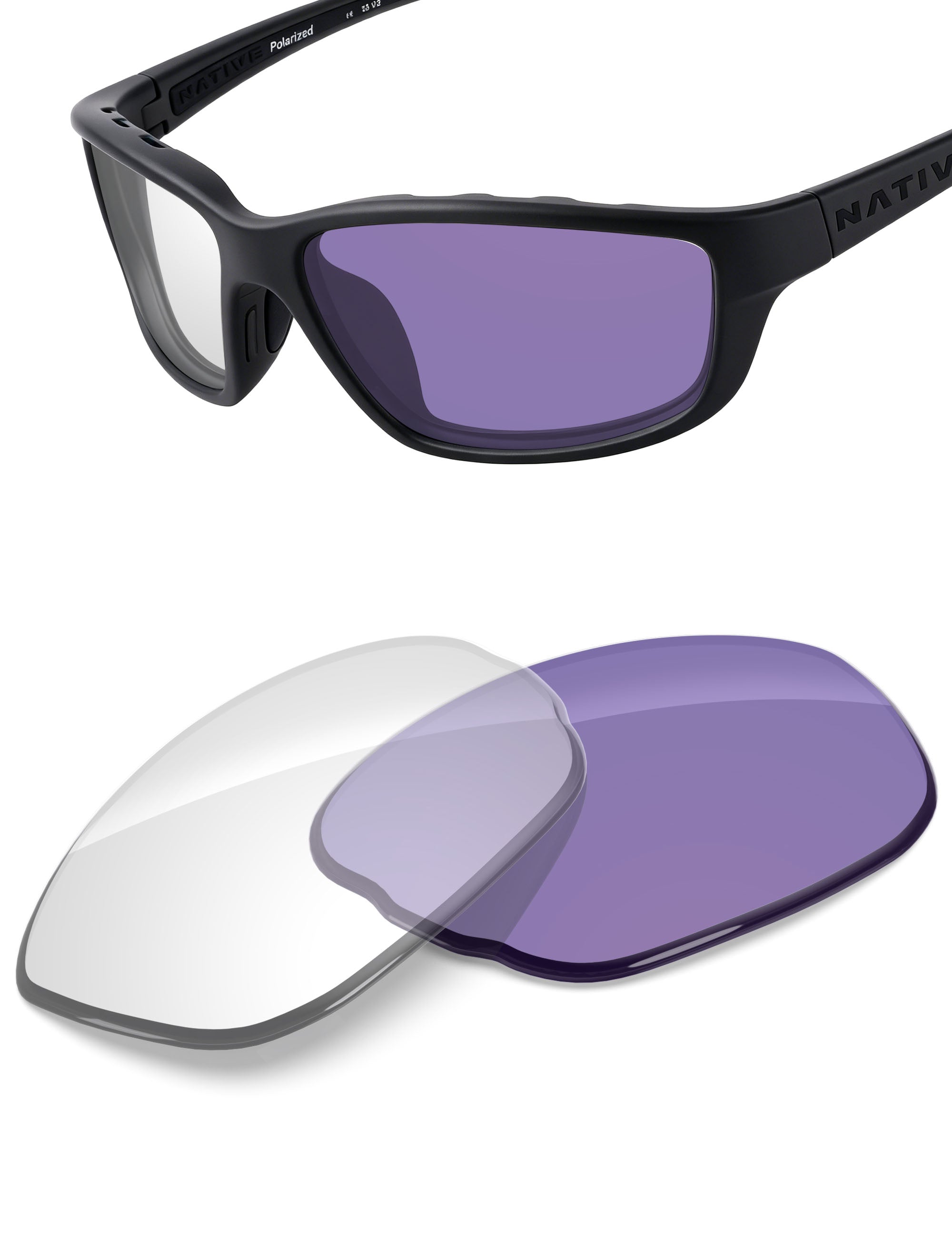 Adapt Purple Photochromic-Non-Polarized