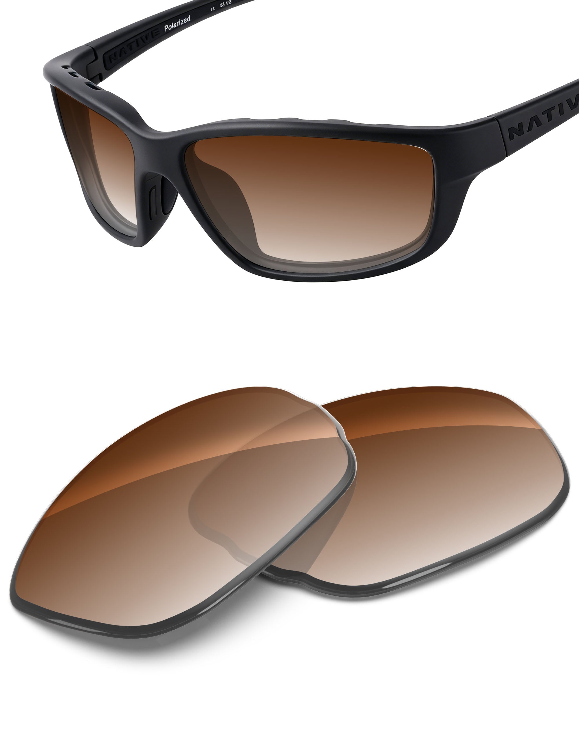 Brown Gradient-Non-Polarized