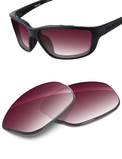 Wine Red Gradient-Non-Polarized