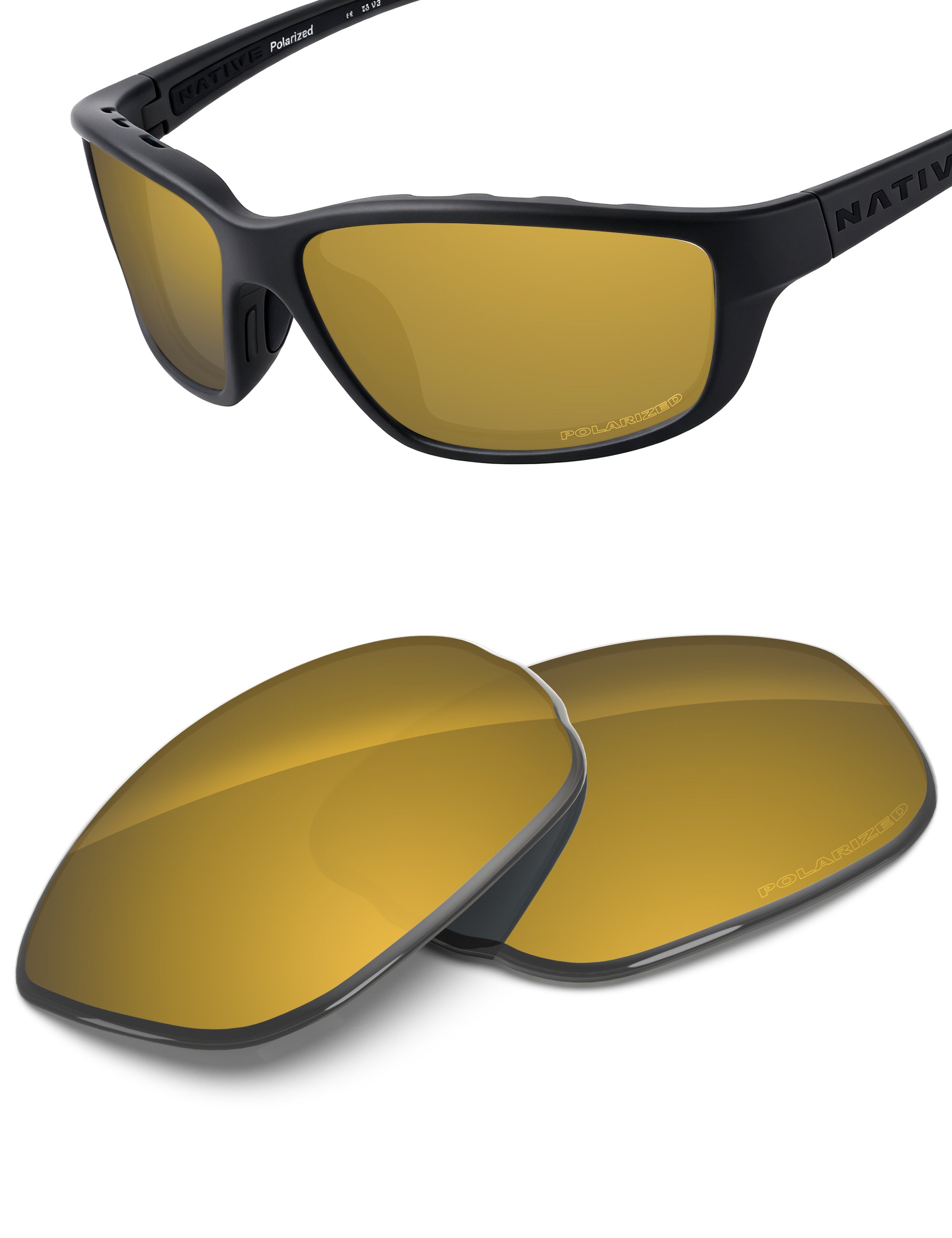 Tungsten Gold FlashMirror™-Polarized