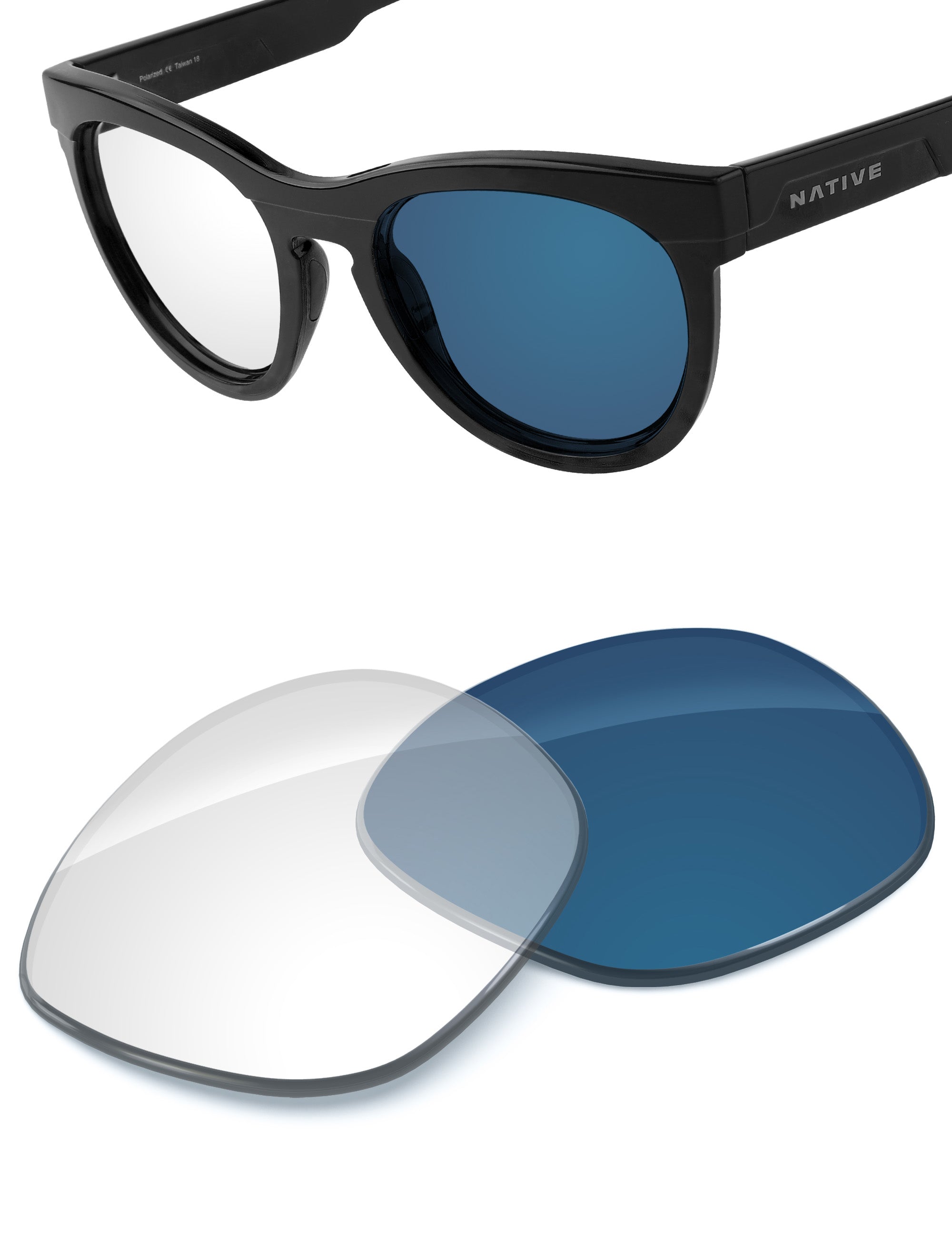 Adapt Blue Photochromic-Non-Polarized