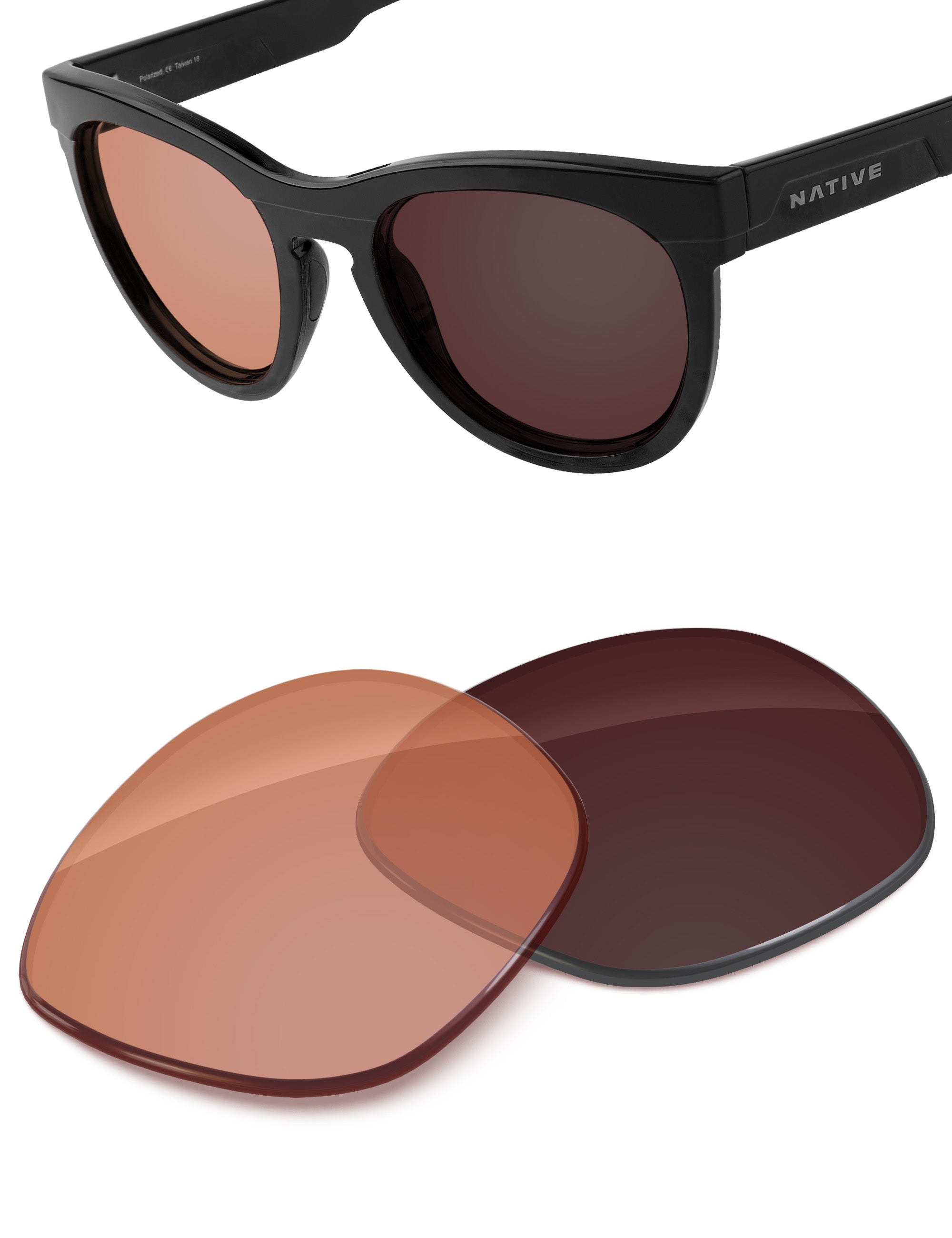 Orange Tint Photochromic-Non-Polarized