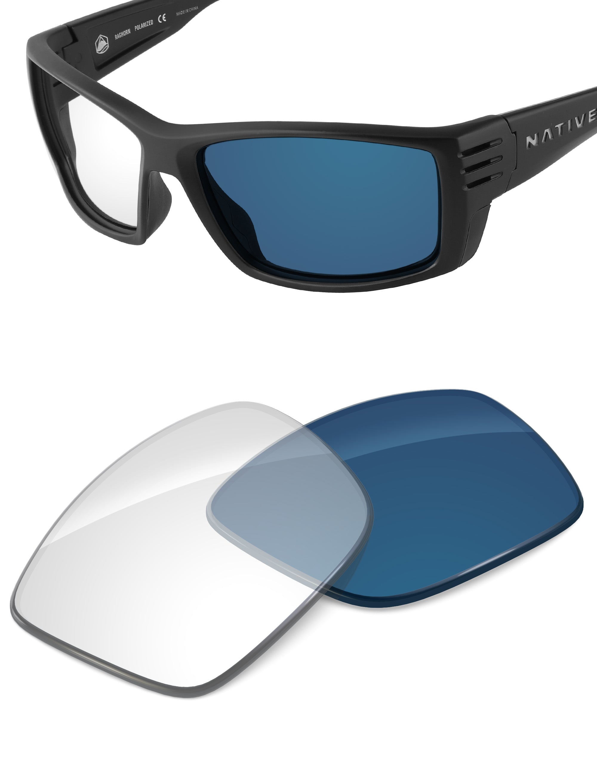 Adapt Blue Photochromic-Non-Polarized