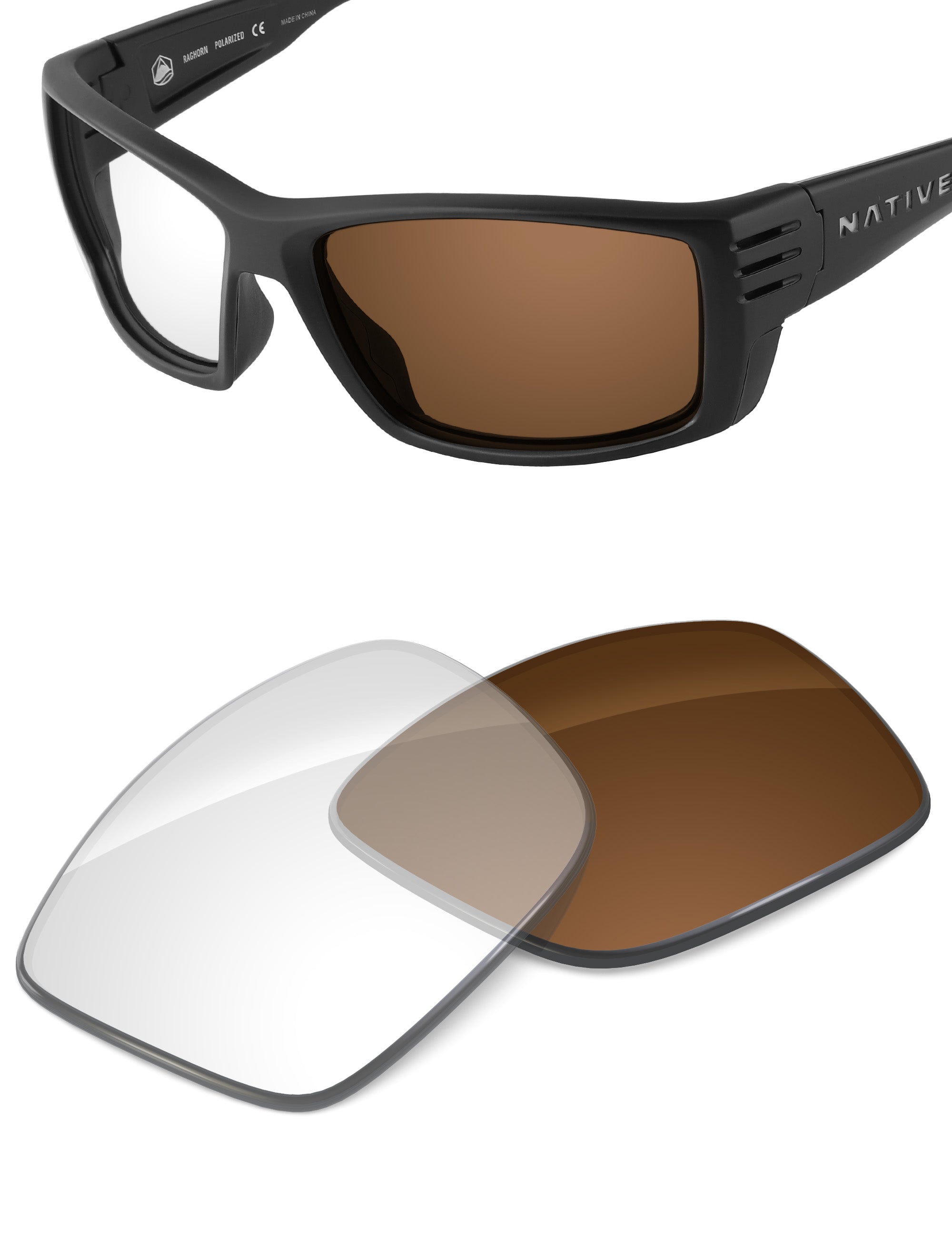 Adapt Brown Photochromic-Non-Polarized