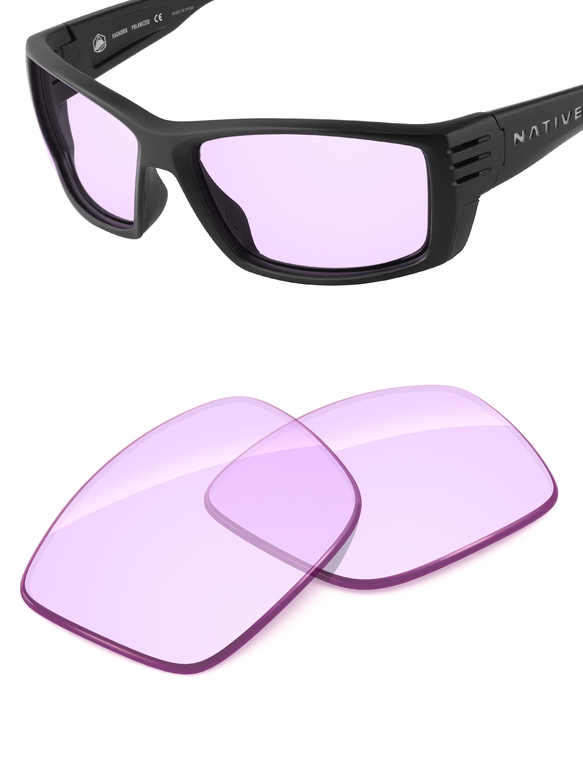 Low Light Pink-Non-Polarized