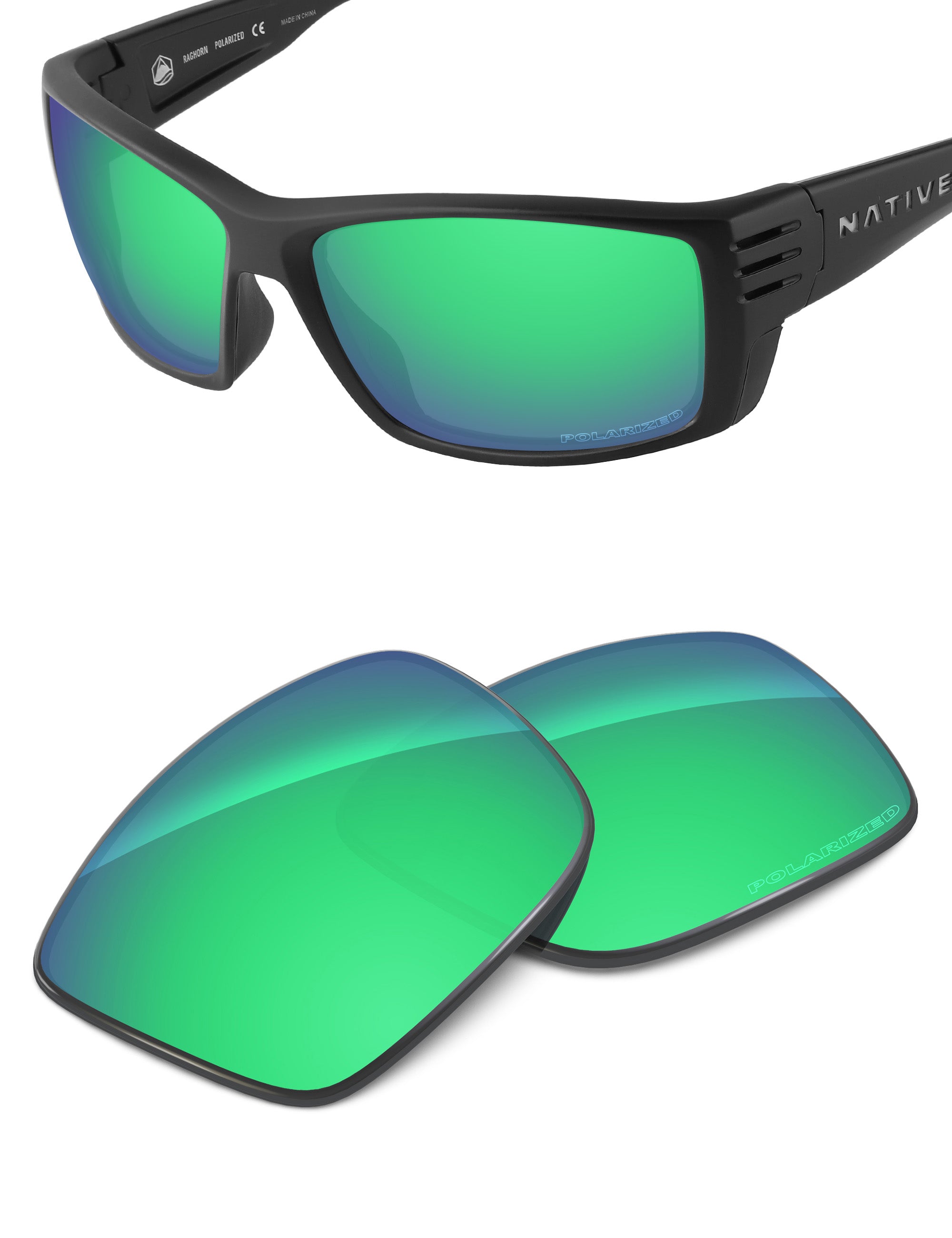 Emerald Green FlashMirror™-Polarized