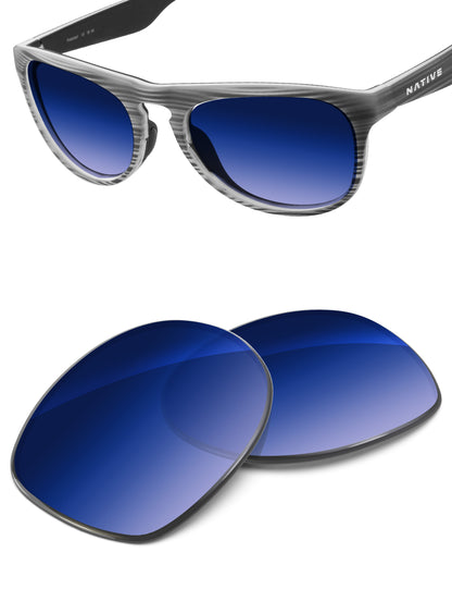 Aqua Blue Gradient-Non-Polarized
