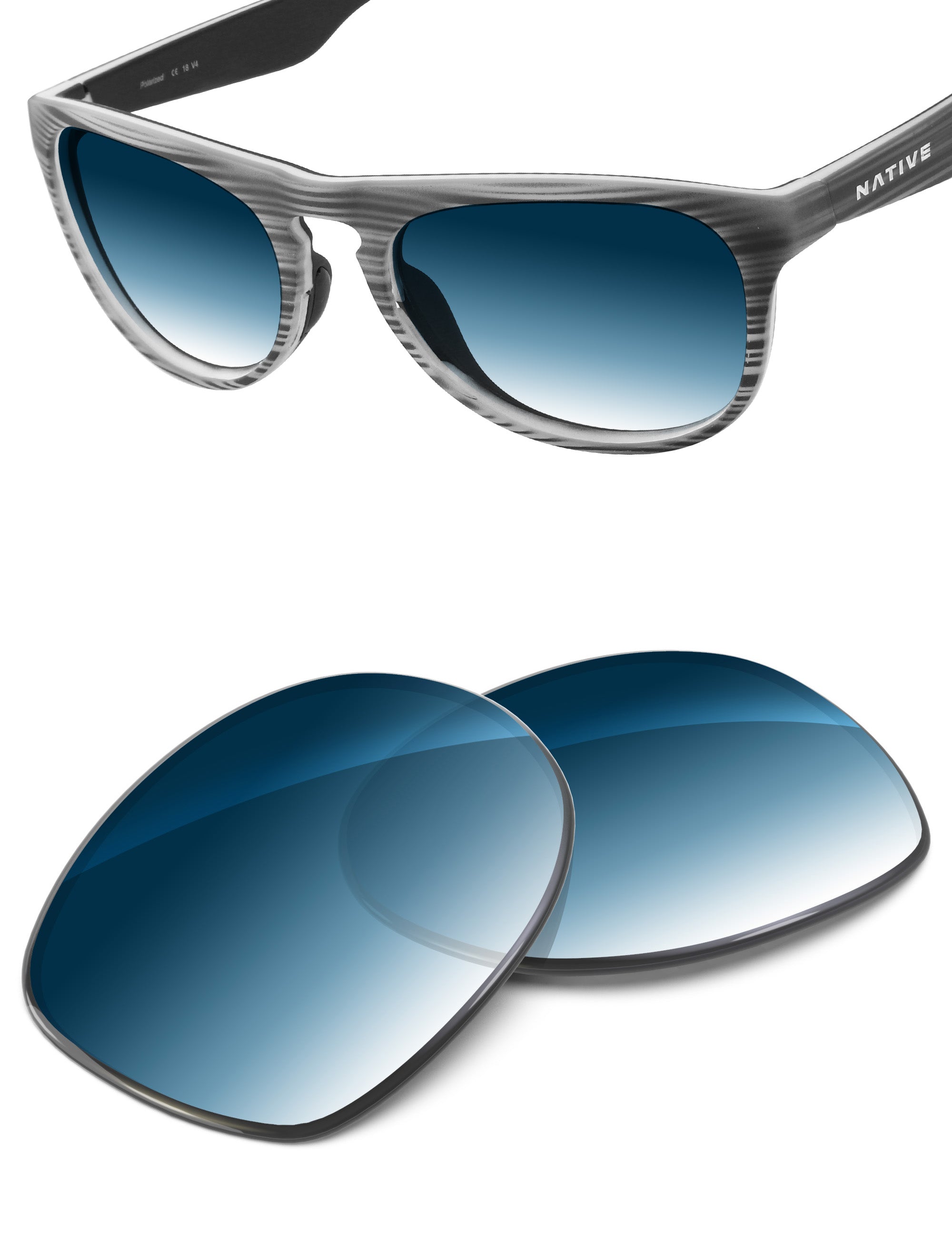 Blue Gradient-Non-Polarized