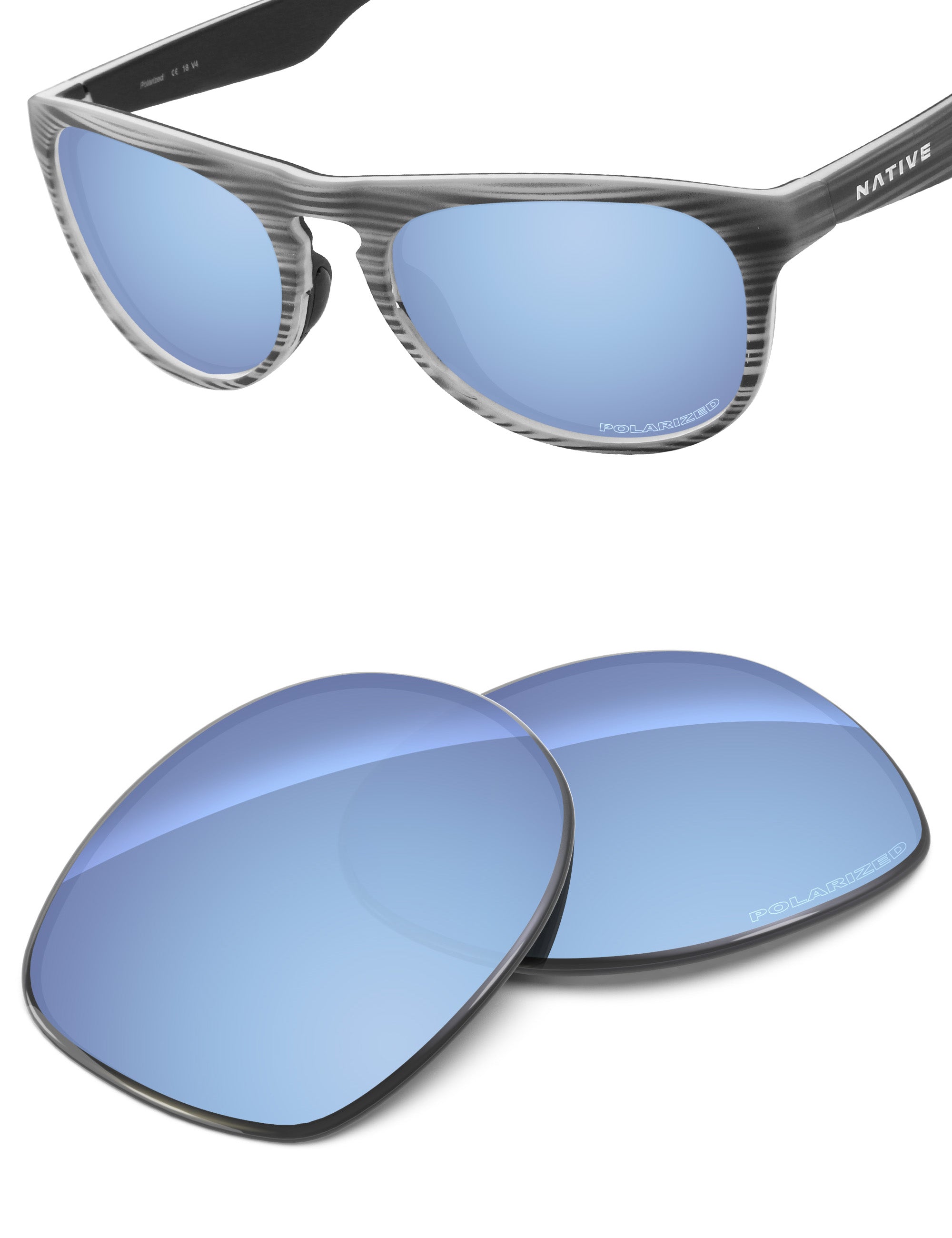 Aqua Blue FlashMirror™-Polarized