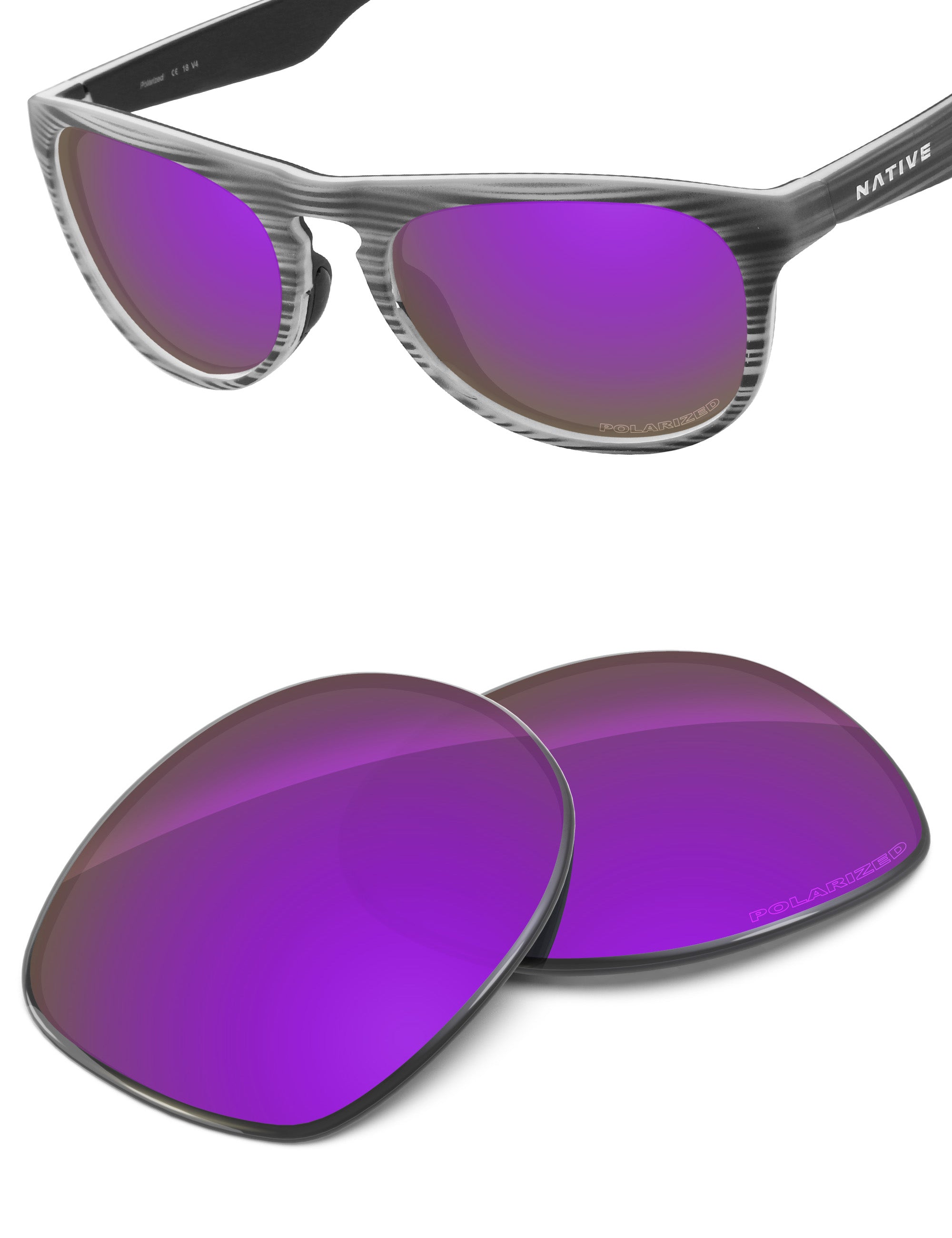 Plum Purple FlashMirror™-Polarized