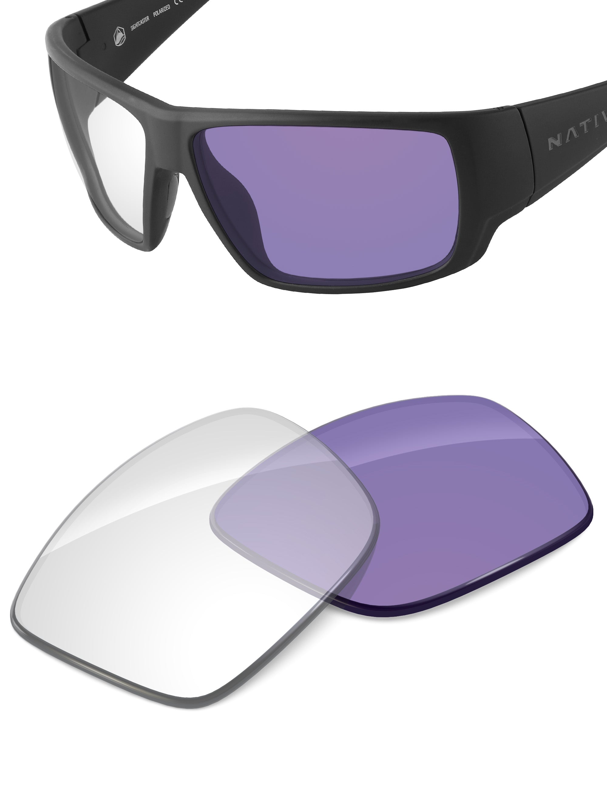 Adapt Purple Photochromic-Non-Polarized