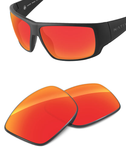 Fire Red FlashMirror™-Non-Polarized