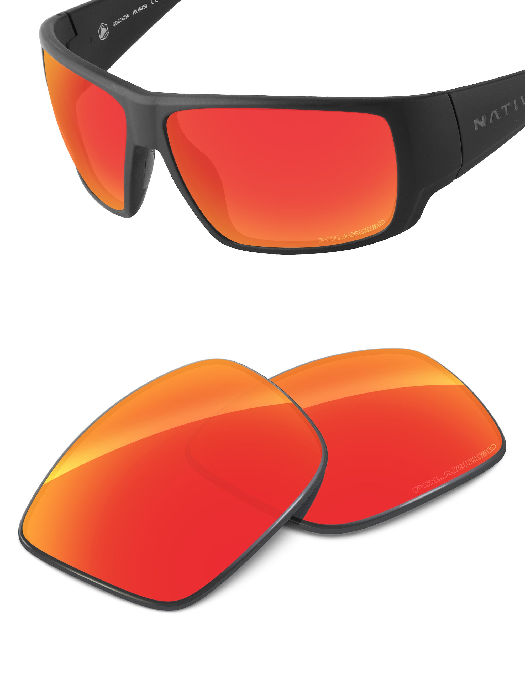 Fire Red FlashMirror™-Polarized