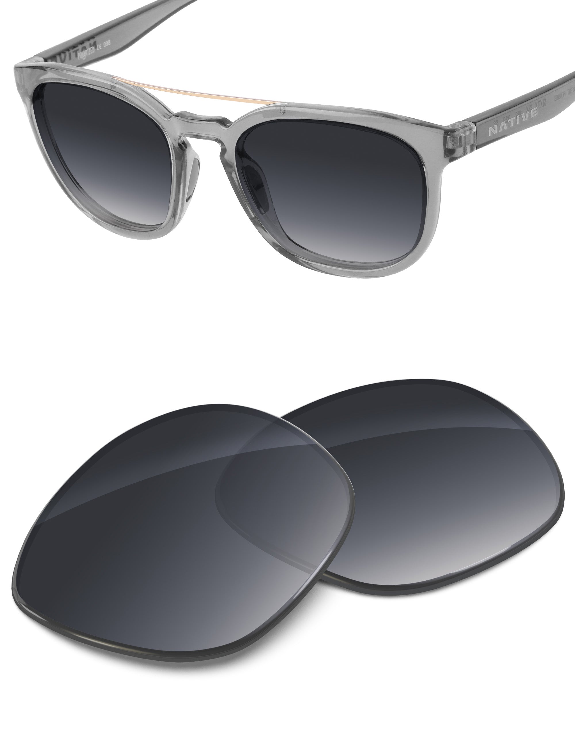 Gray Gradient-Non-Polarized