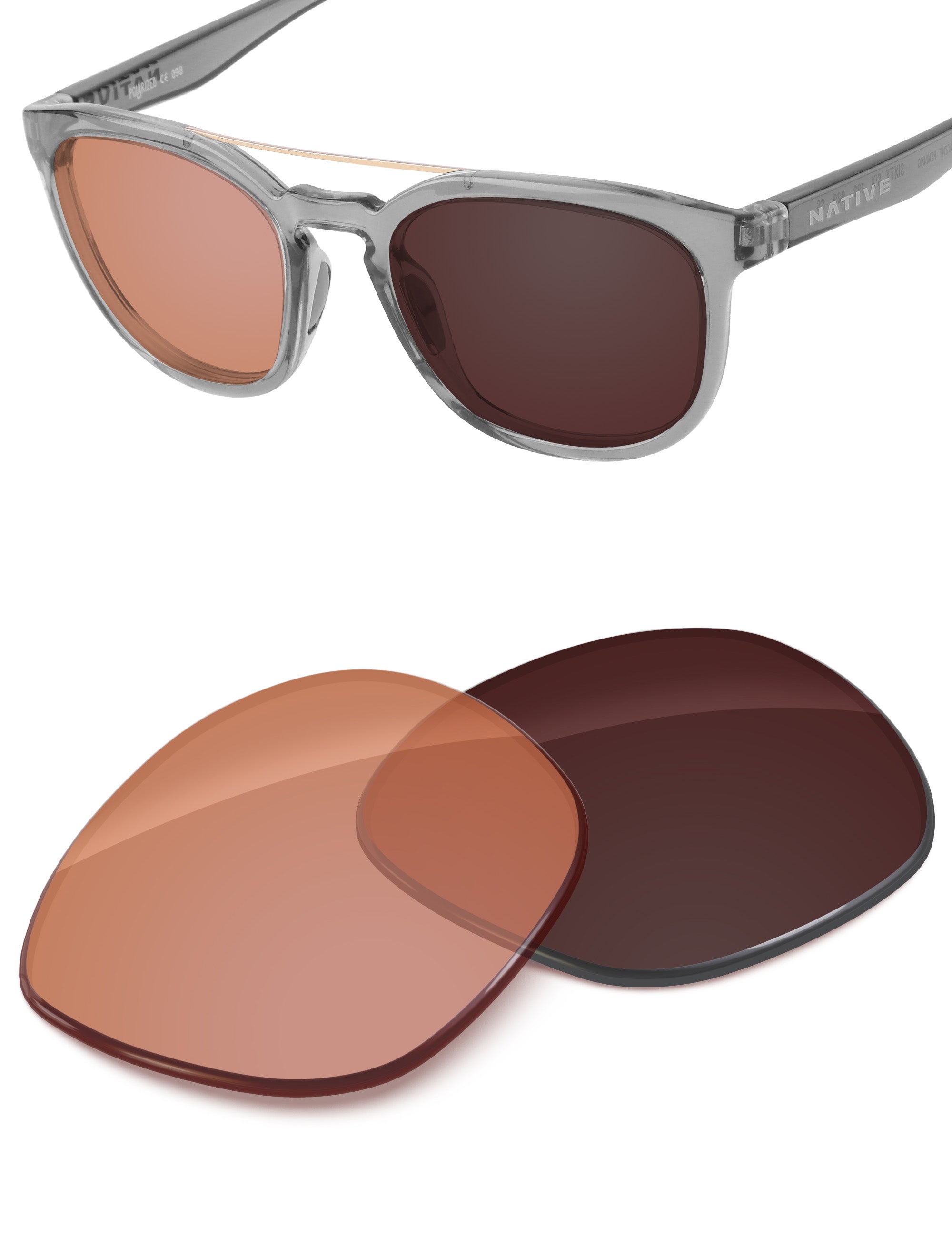 Orange Tint Photochromic-Non-Polarized