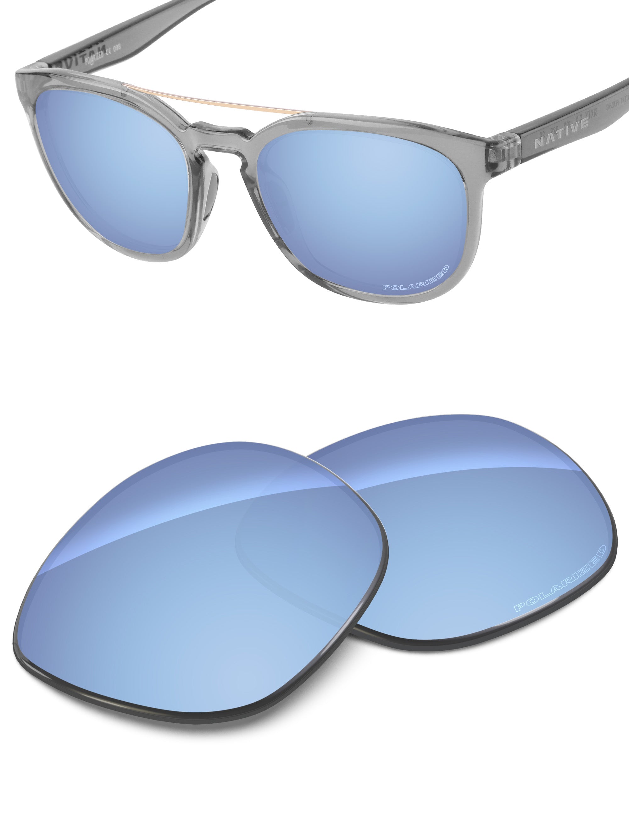 Aqua Blue FlashMirror™-Polarized