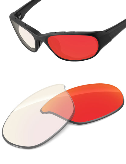 Fire Red FlashMirror™ Photochromic-Non-Polarized