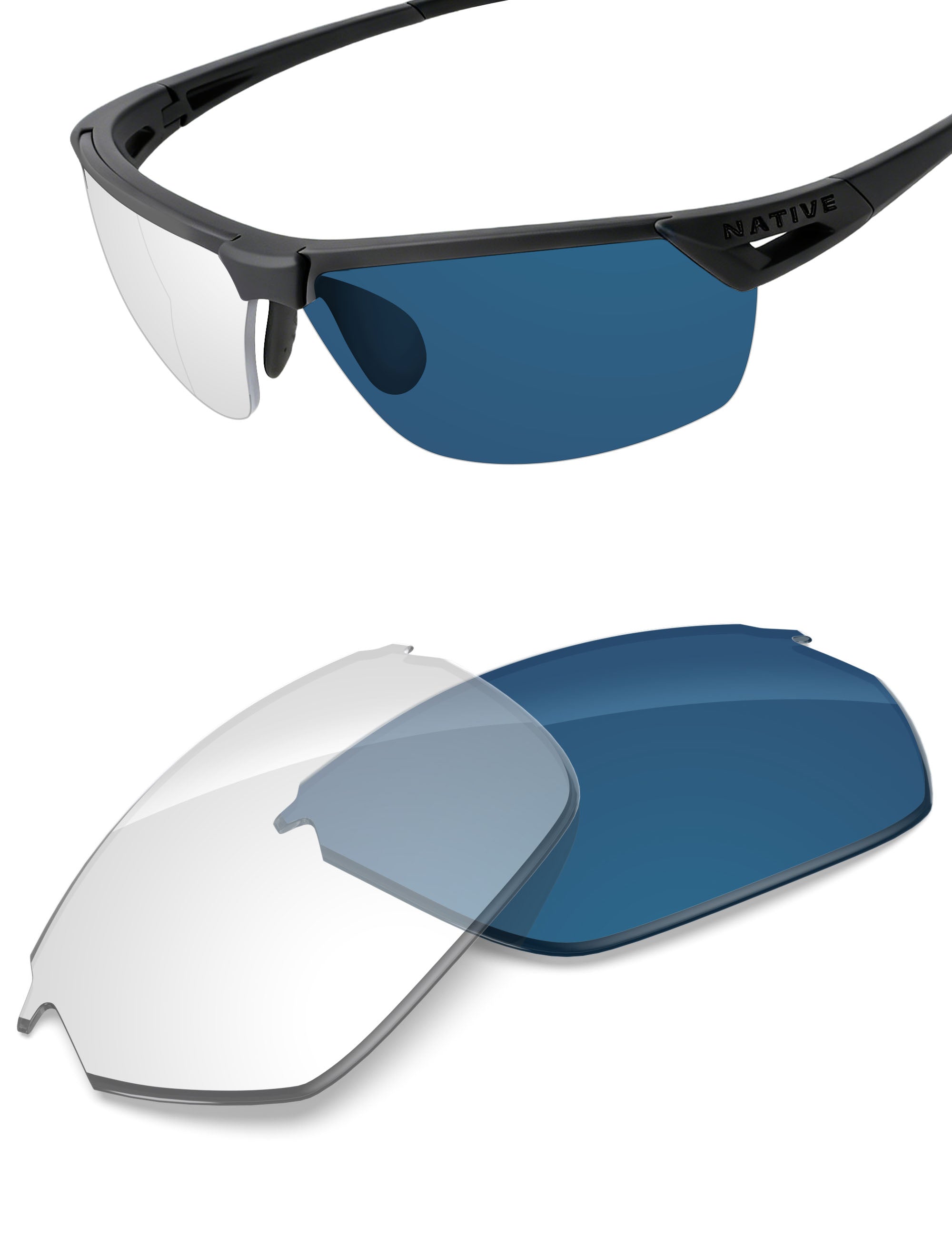 Adapt Blue Photochromic-Non-Polarized