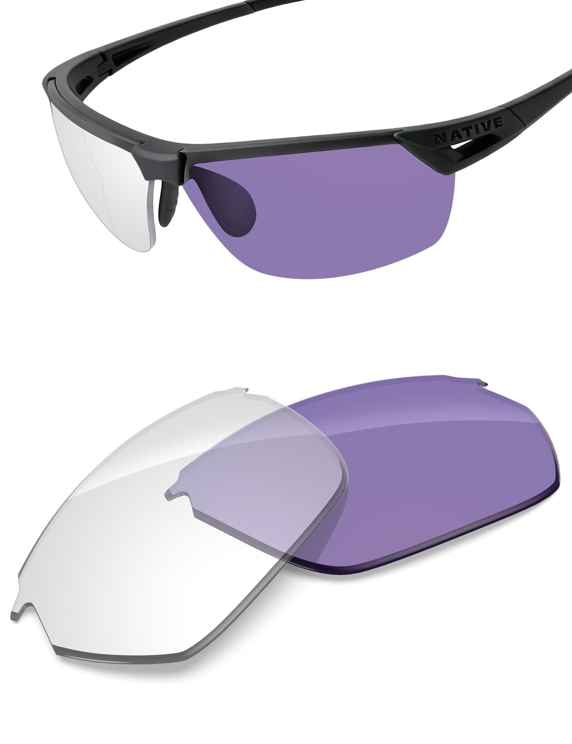 Adapt Purple Photochromic-Non-Polarized