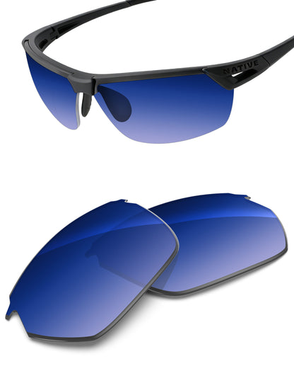 Aqua Blue Gradient-Non-Polarized