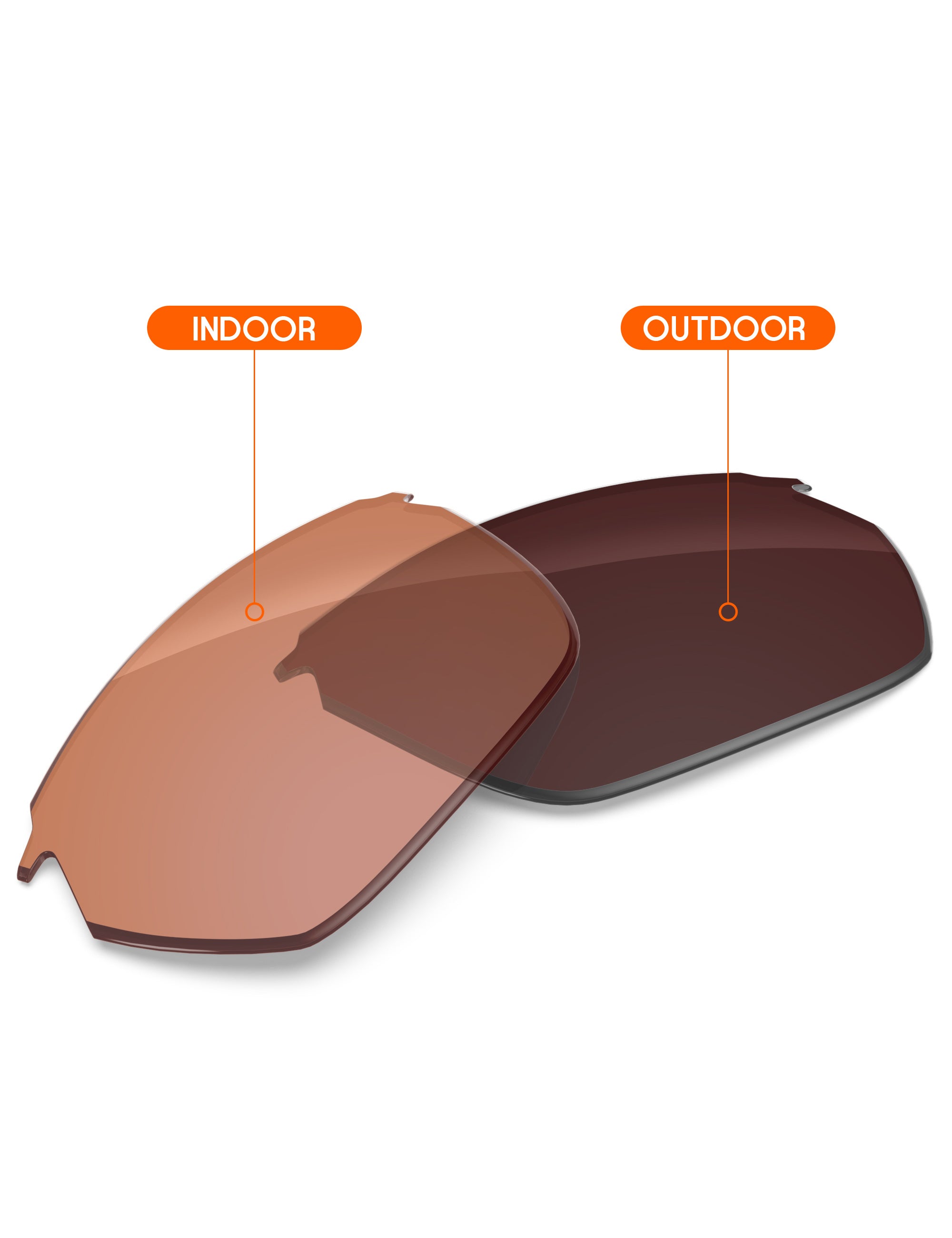 Orange Tint Photochromic-Non-Polarized