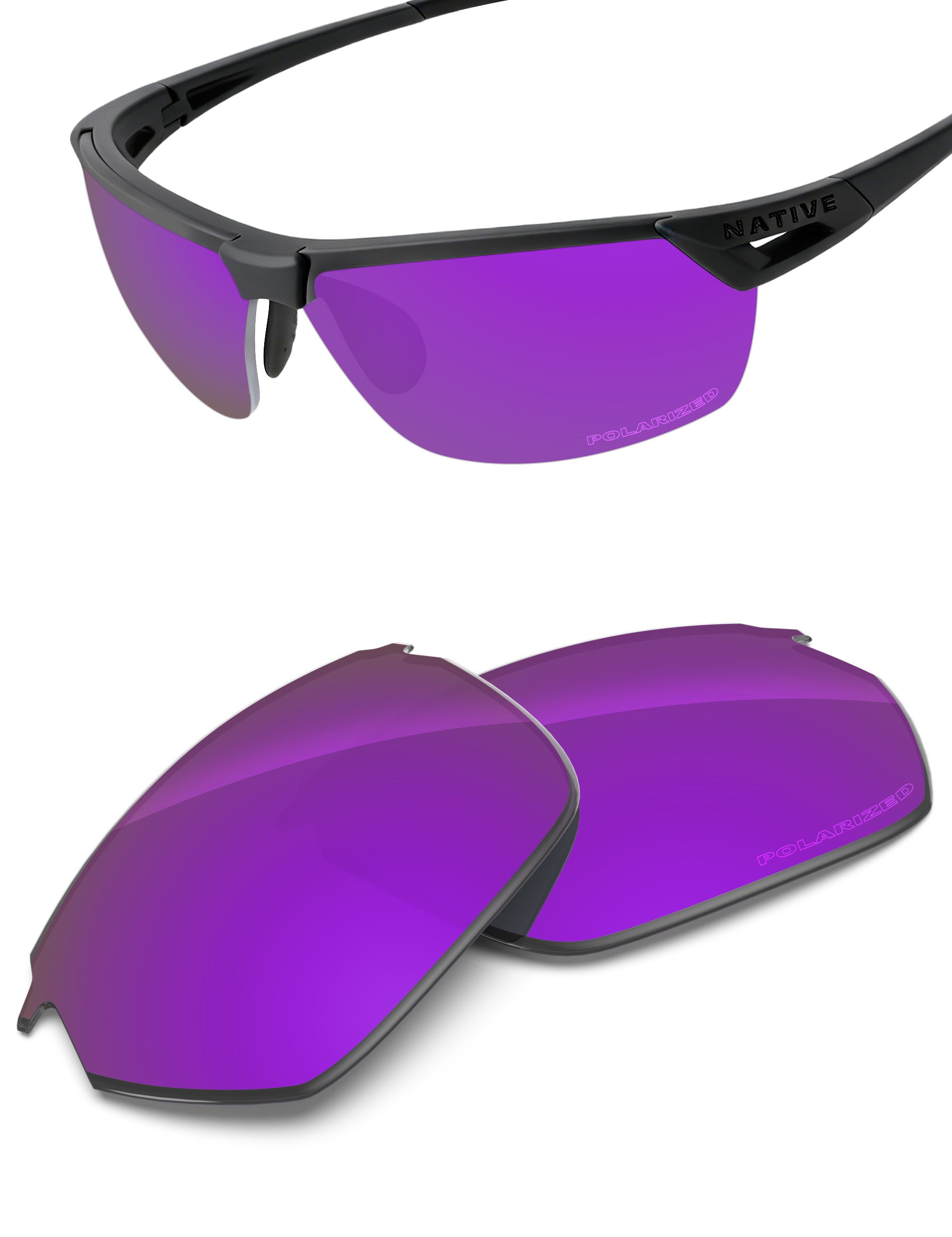 Plum Purple FlashMirror™-Polarized