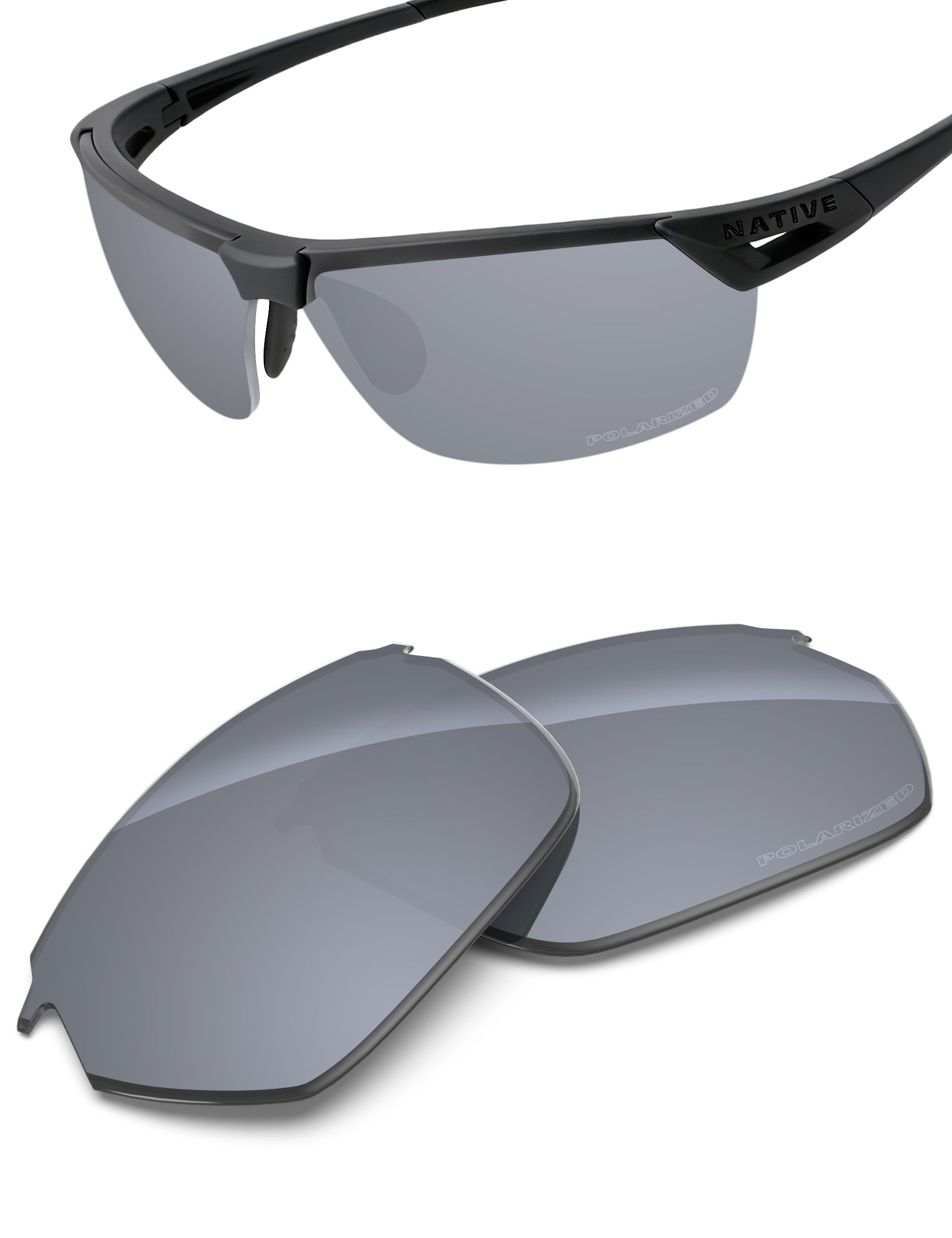 Silver Metallic FlashMirror™-Polarized