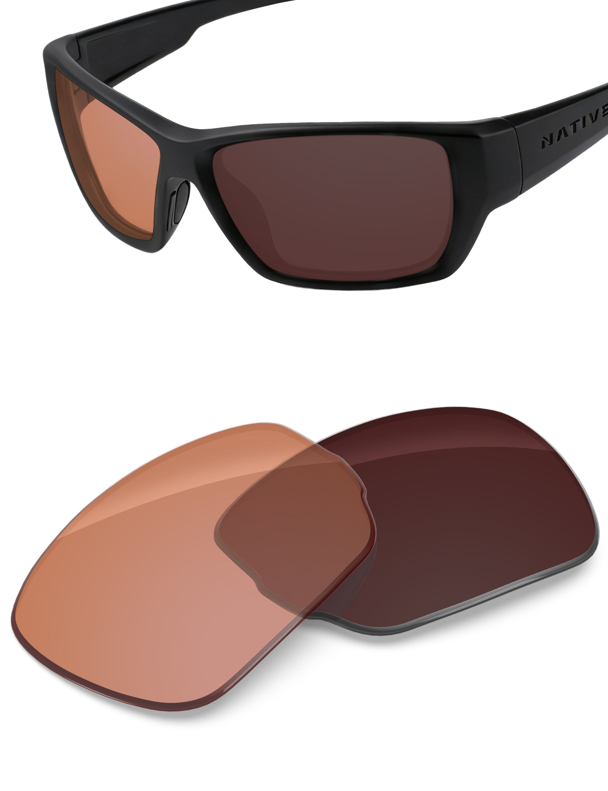 Orange Tint Photochromic-Non-Polarized