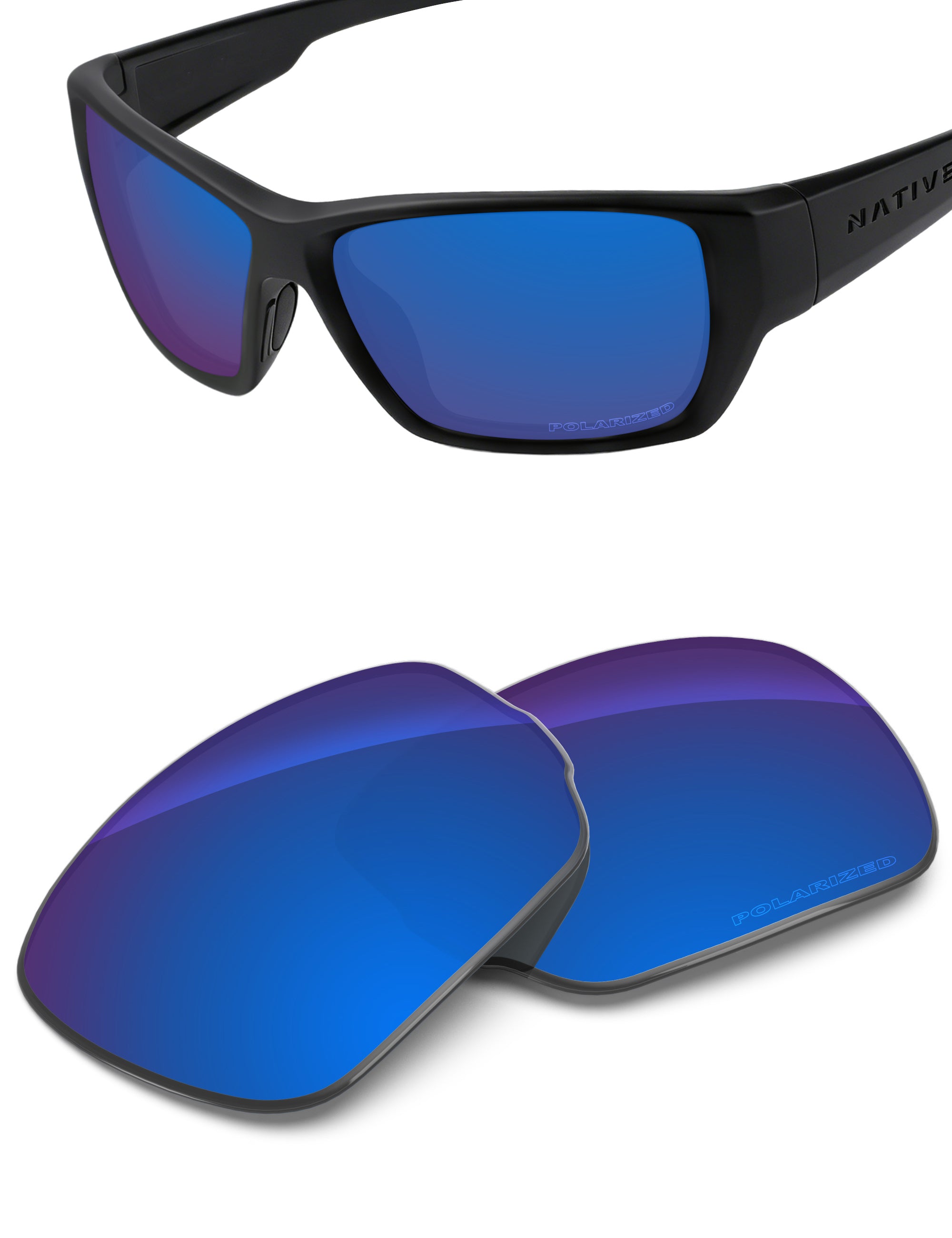 Sapphire Blue FlashMirror™-Polarized