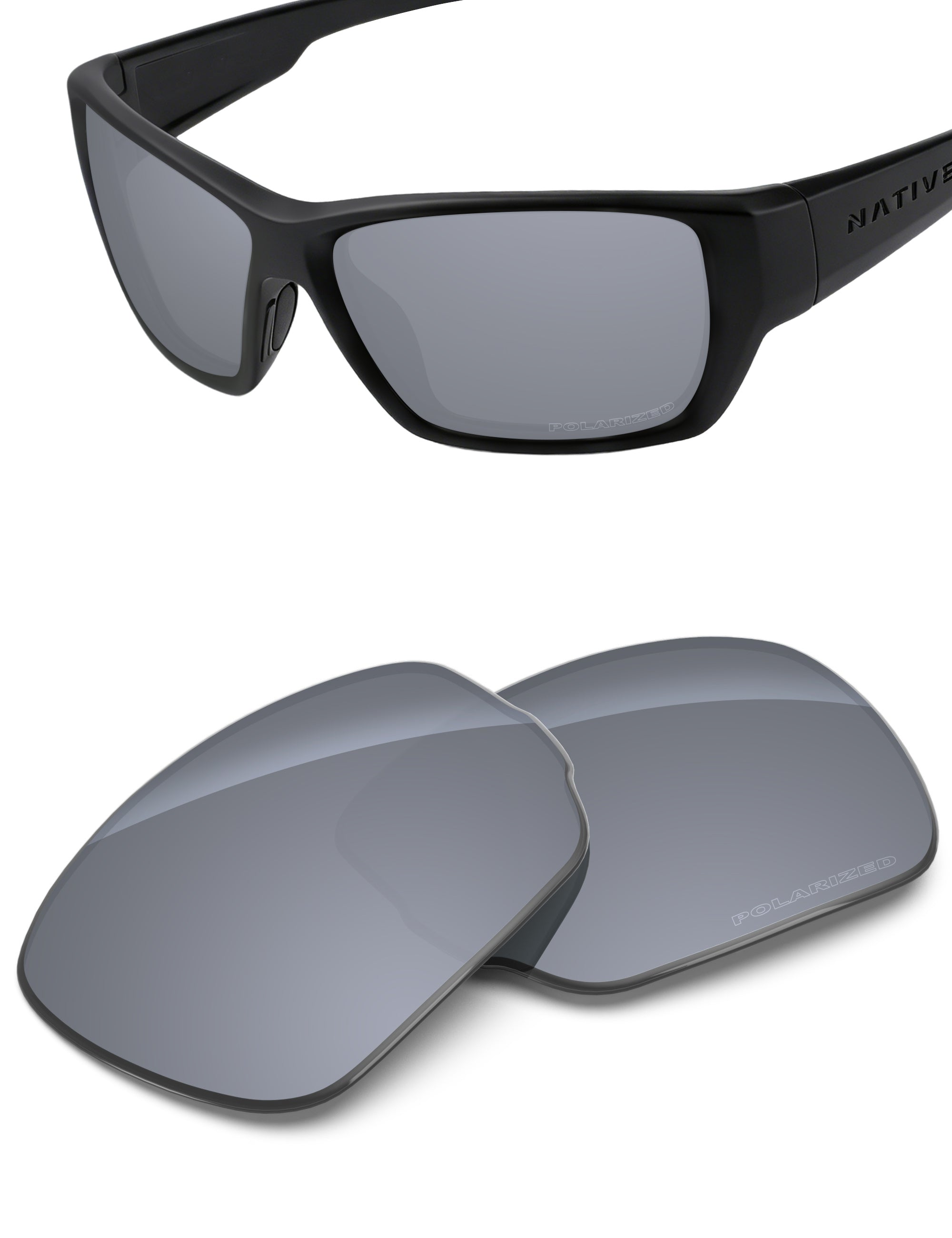 Silver Metallic FlashMirror™-Polarized