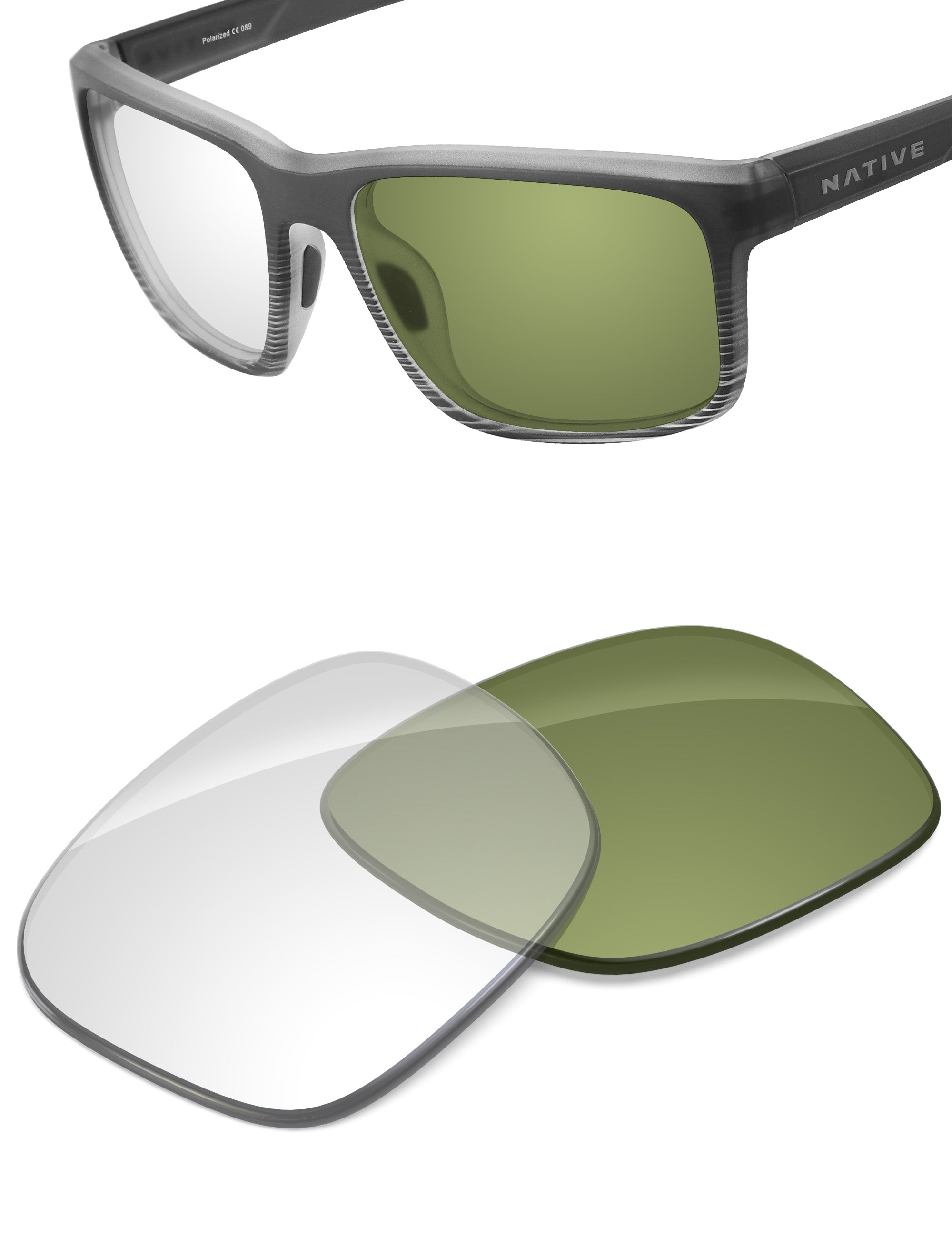 Adapt Green Photochromic-Non-Polarized