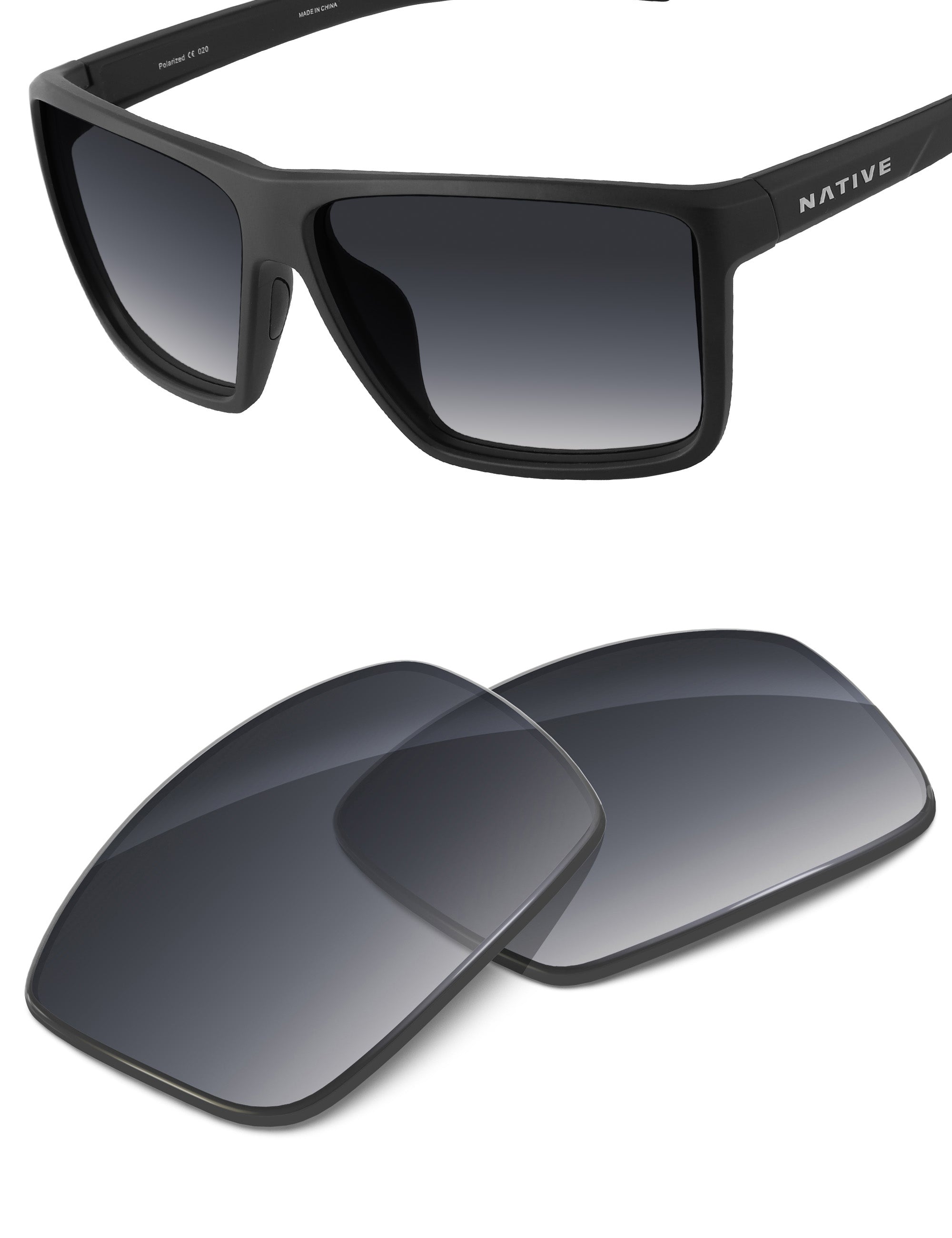 Gray Gradient-Non-Polarized