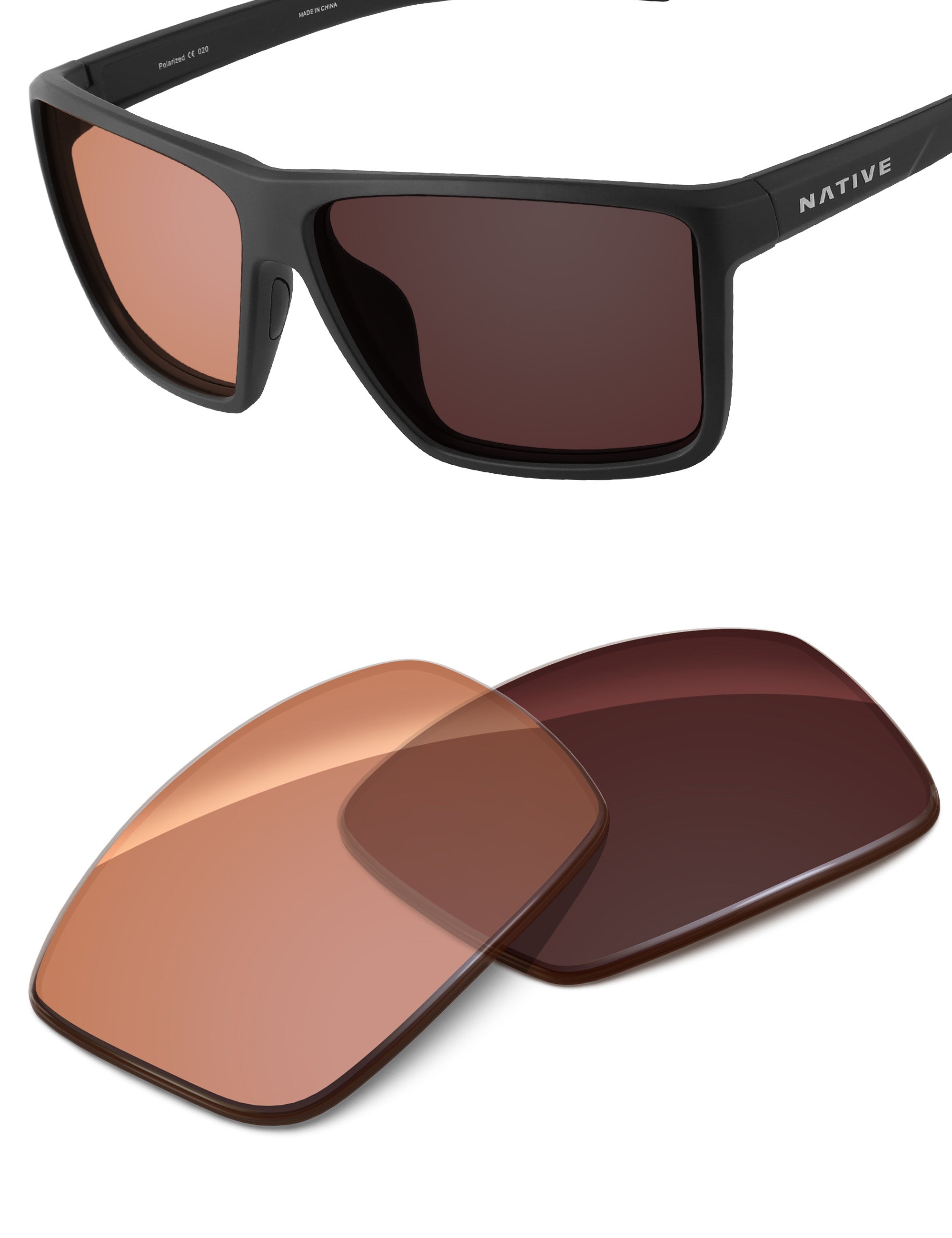 Orange Tint Photochromic-Non-Polarized