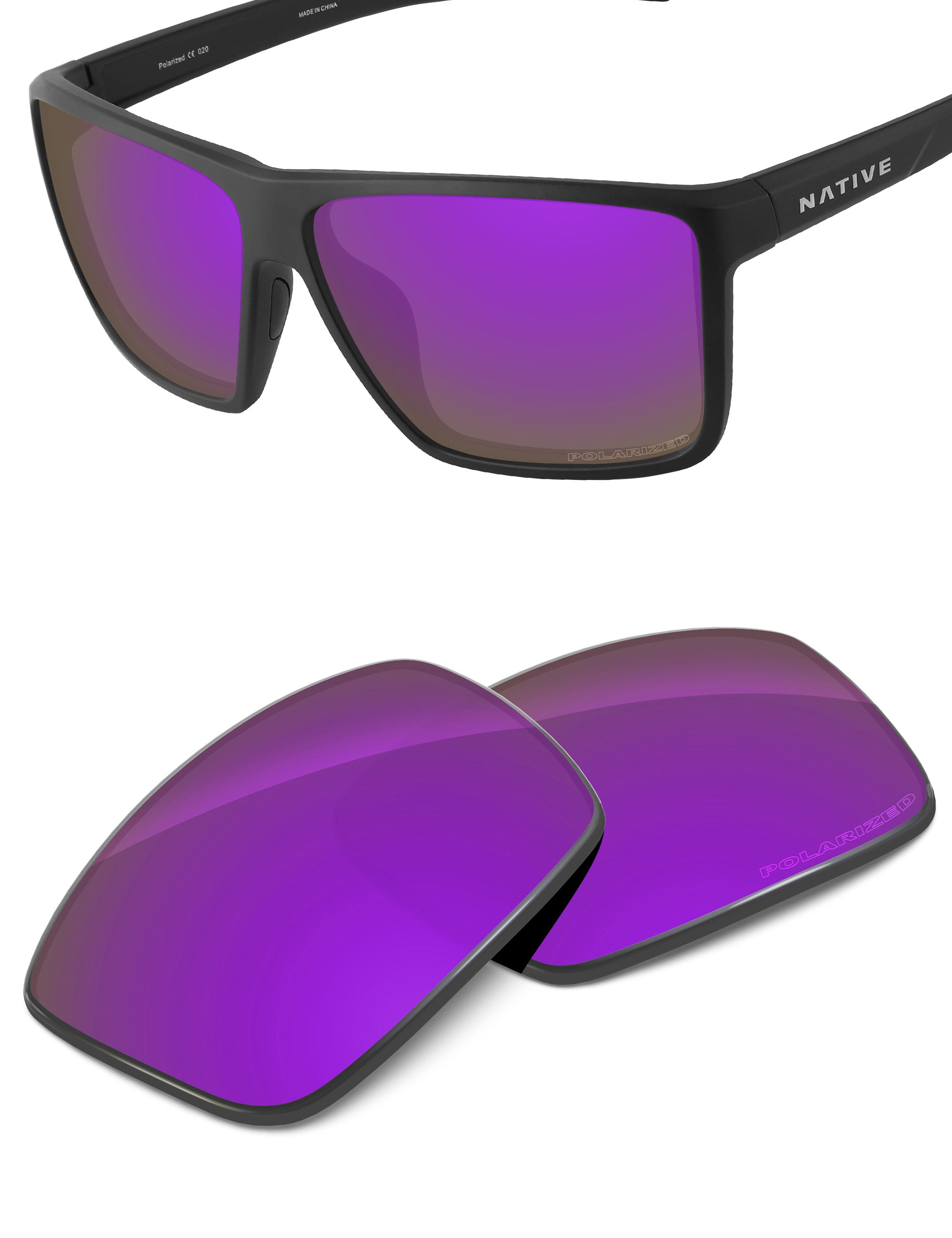 Plum Purple FlashMirror™-Polarized