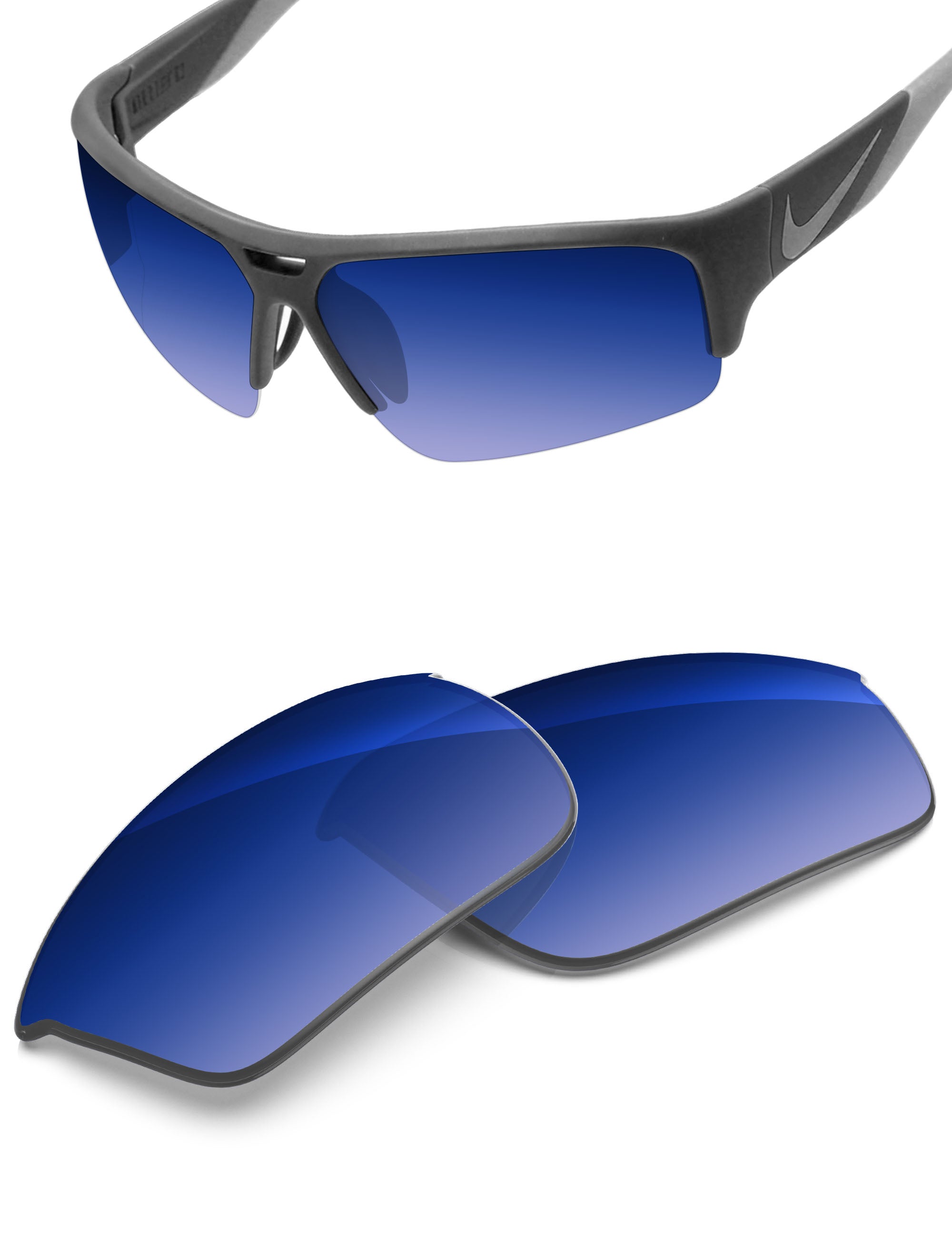 Aqua Blue Gradient-Non-Polarized