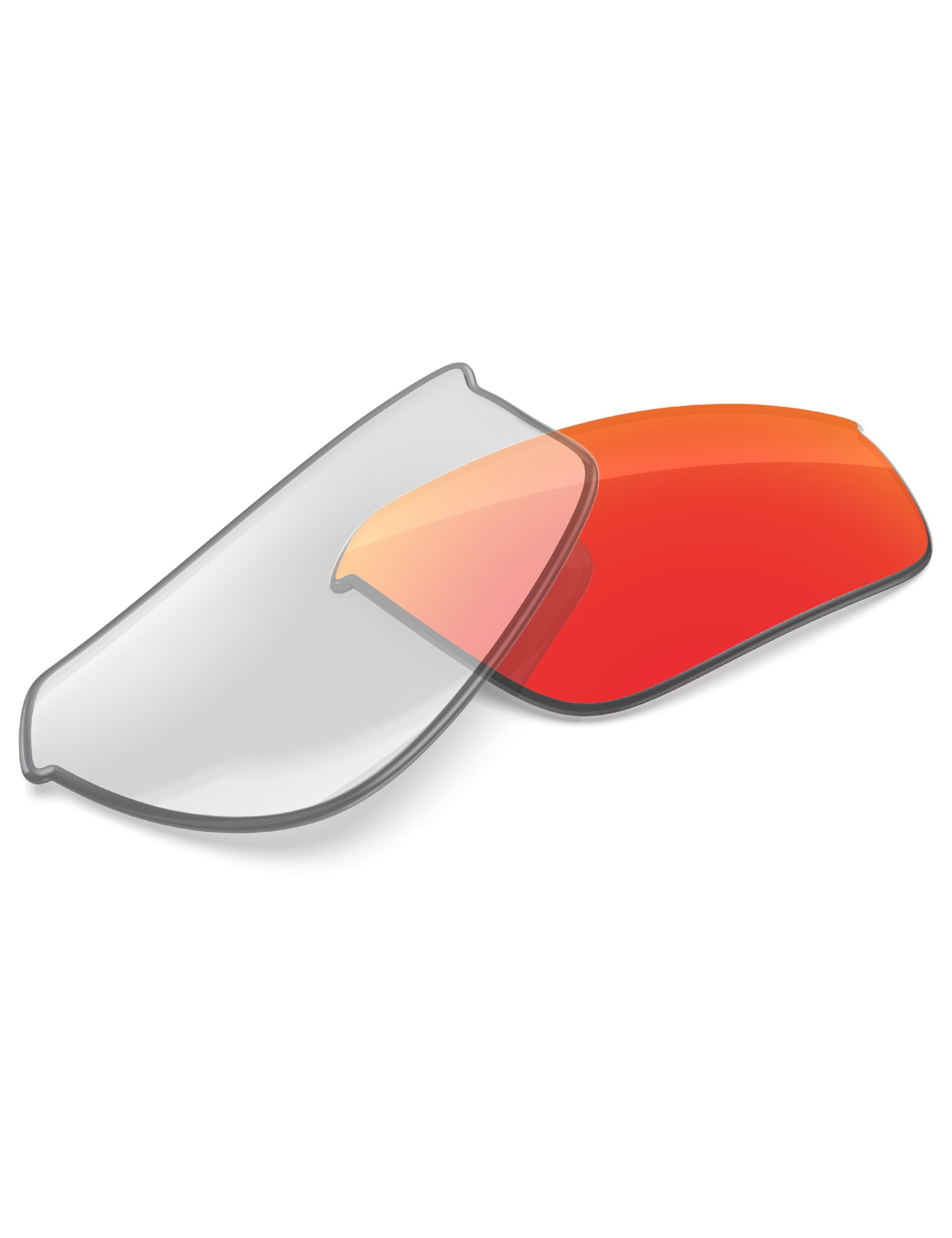 Fire Red FlashMirror™ Photochromic-Non-Polarized