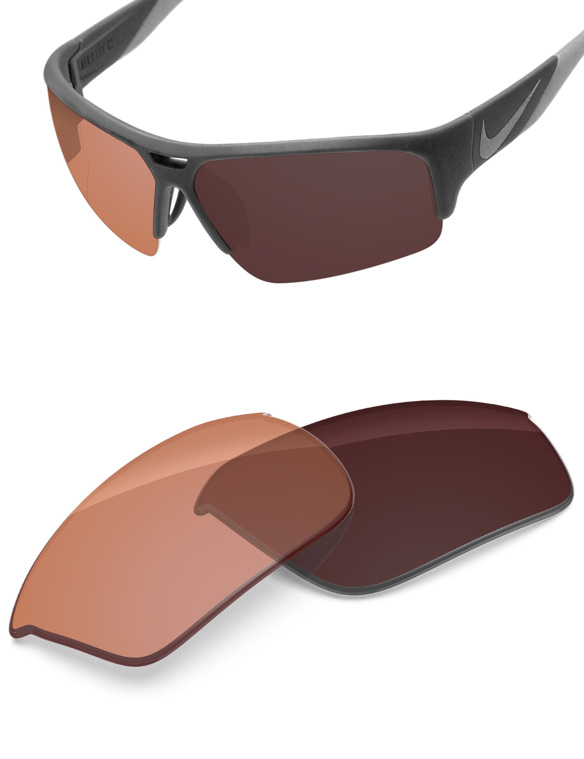 Orange Tint Photochromic-Non-Polarized