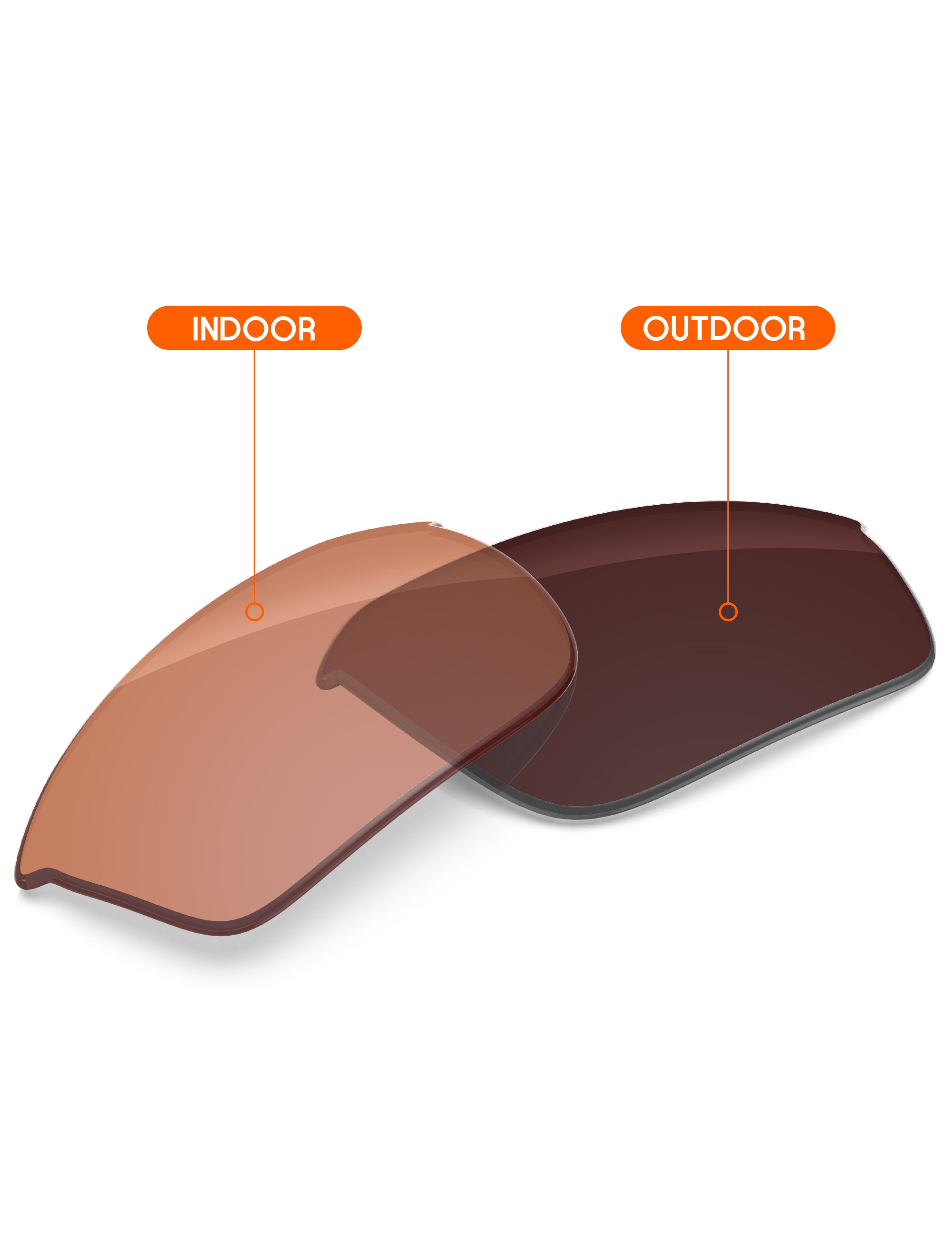 Orange Tint Photochromic-Non-Polarized