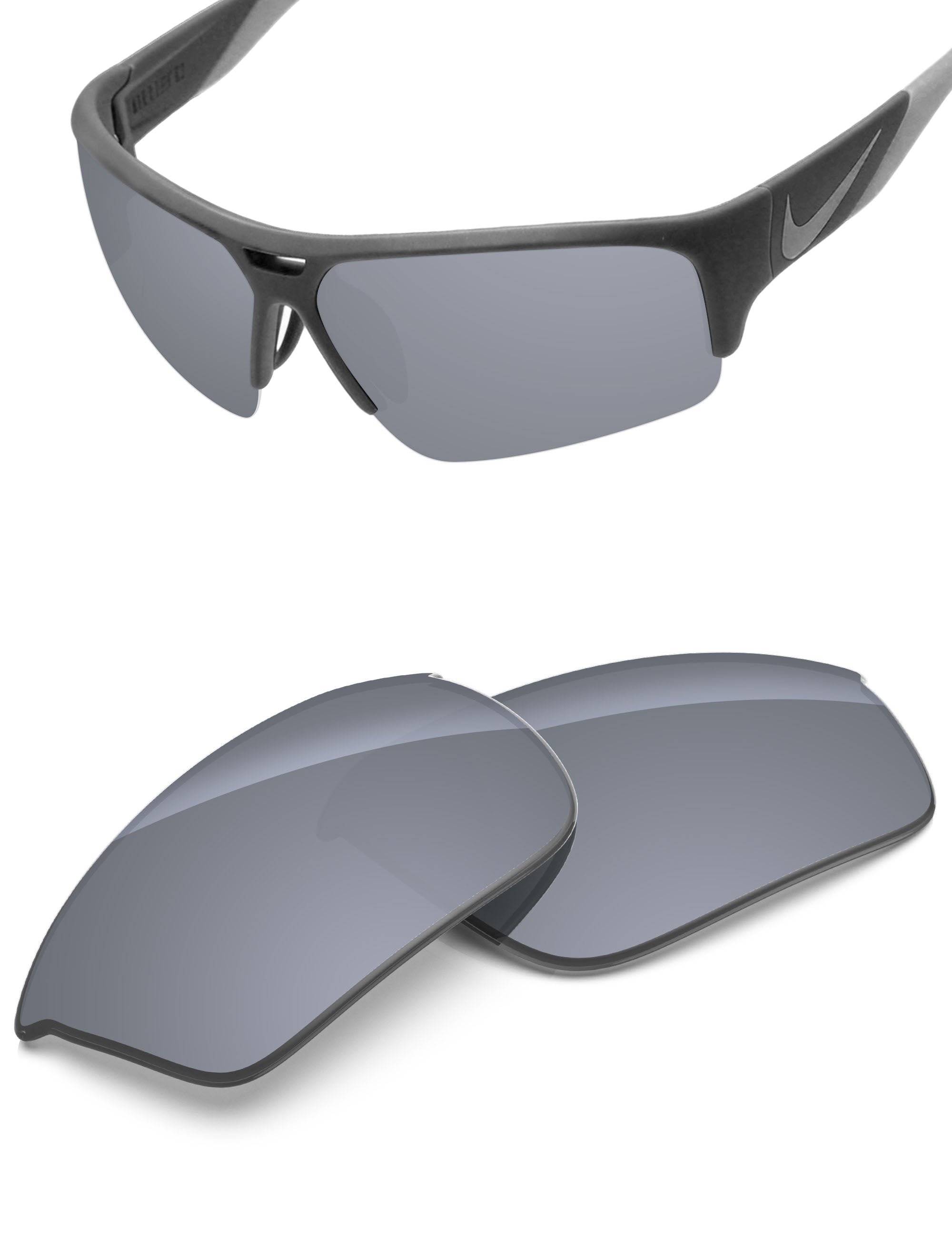 Silver Metallic FlashMirror™-Non-Polarized