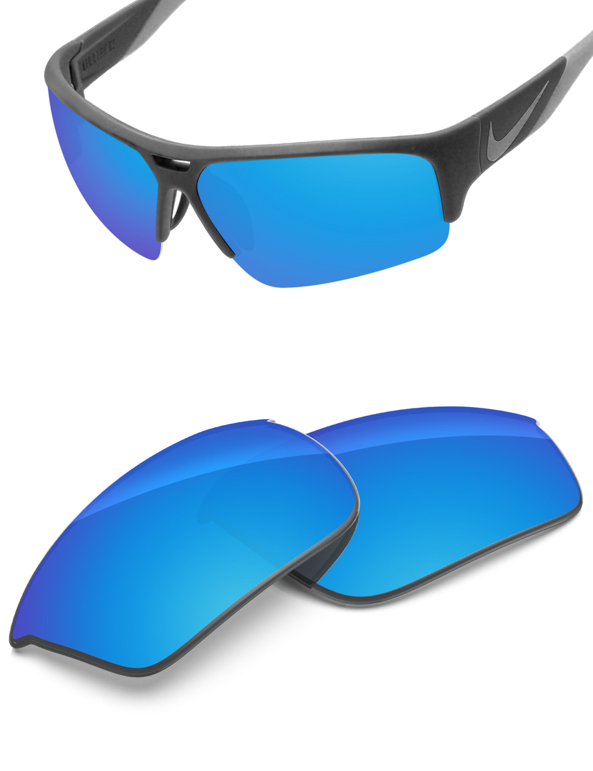 Sky Blue FlashMirror™-Non-Polarized