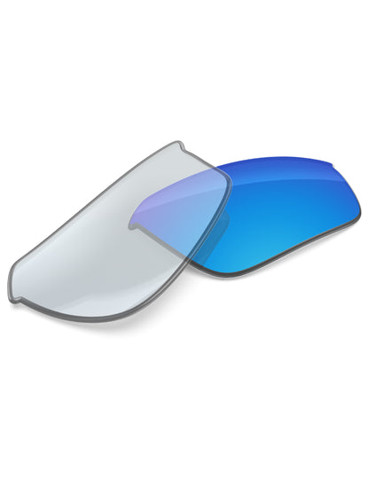 Sky Blue FlashMirror™ Photochromic-Non-Polarized
