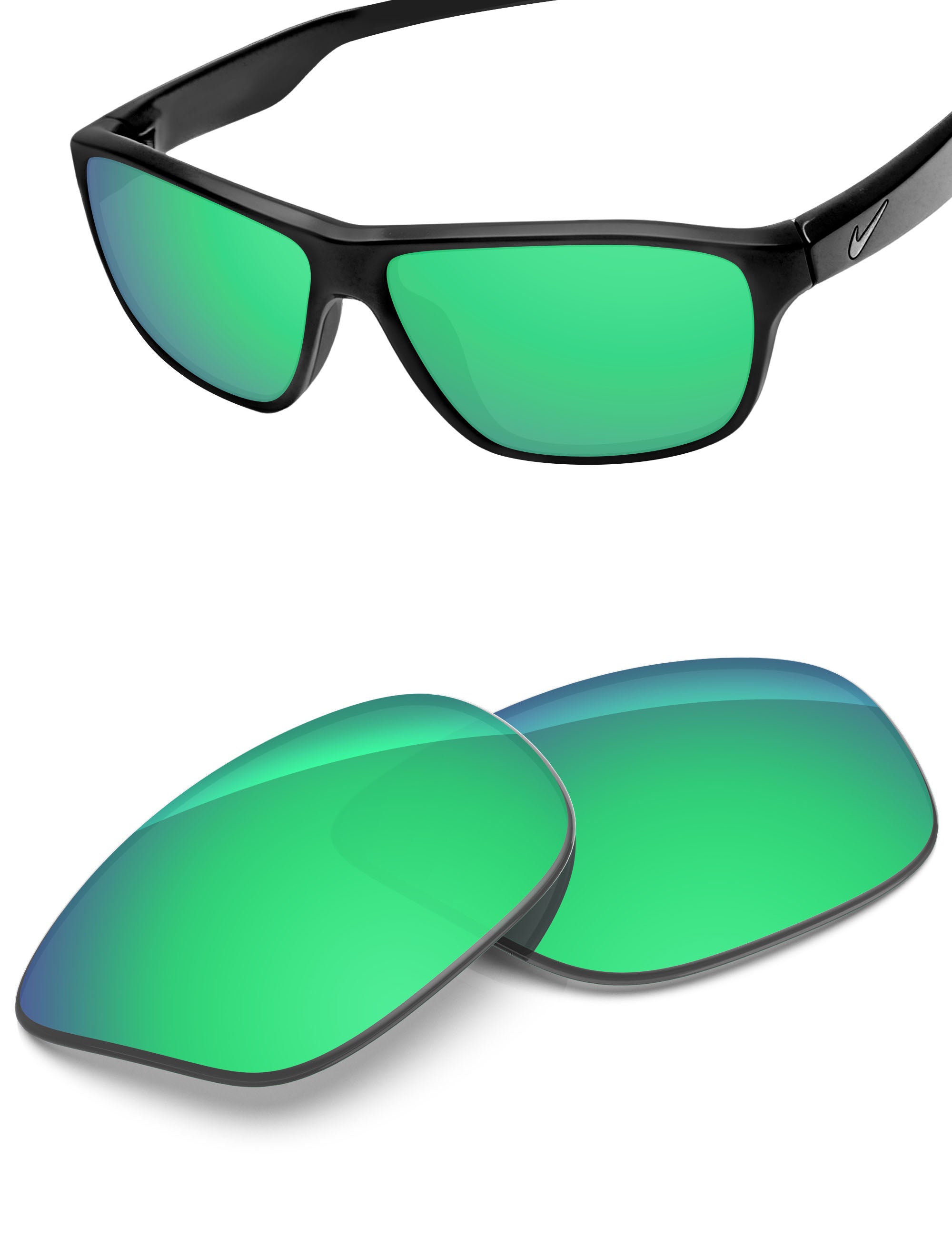Emerald Green FlashMirror™-Non-Polarized
